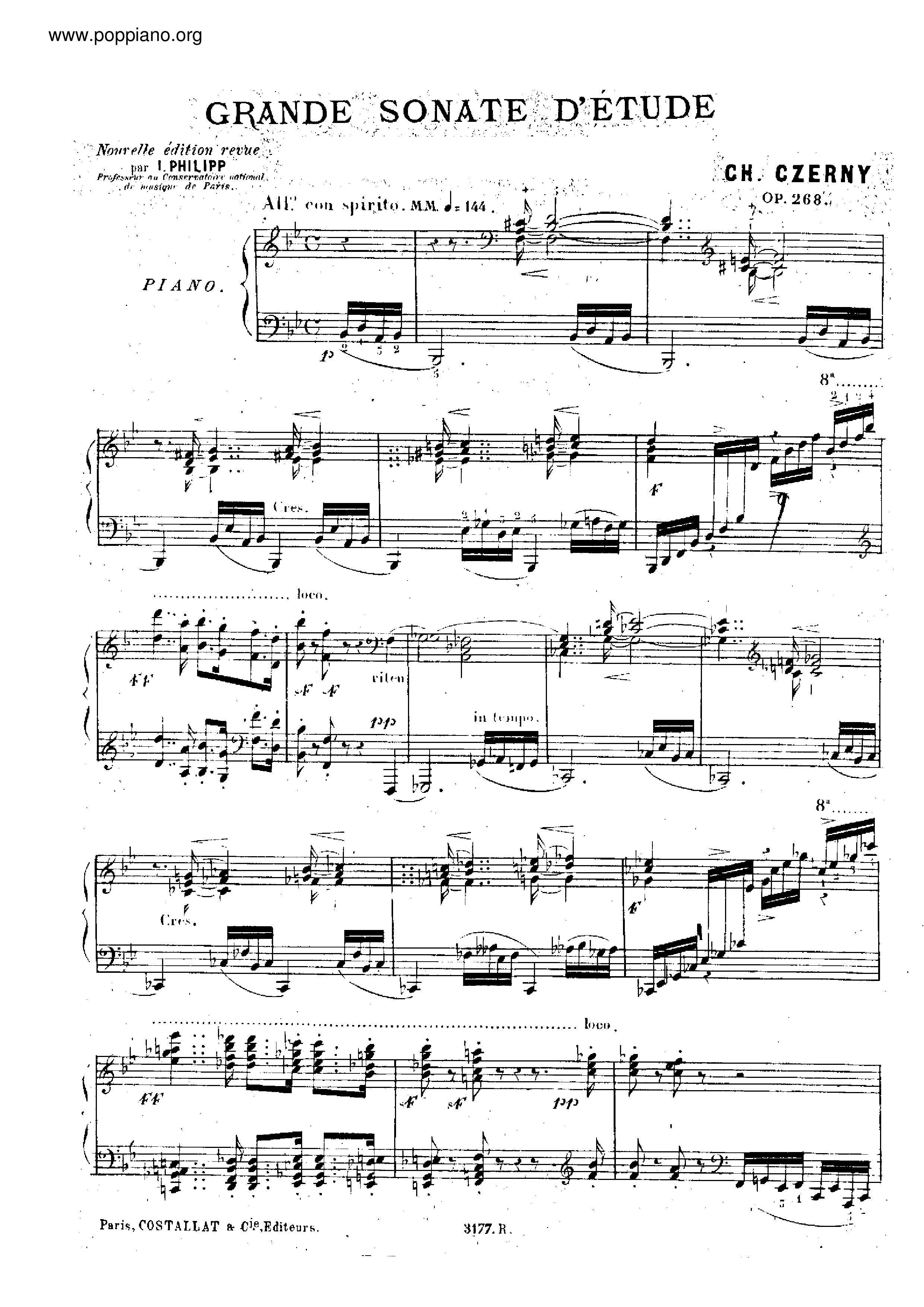 Sonata No.10, Op.268琴谱