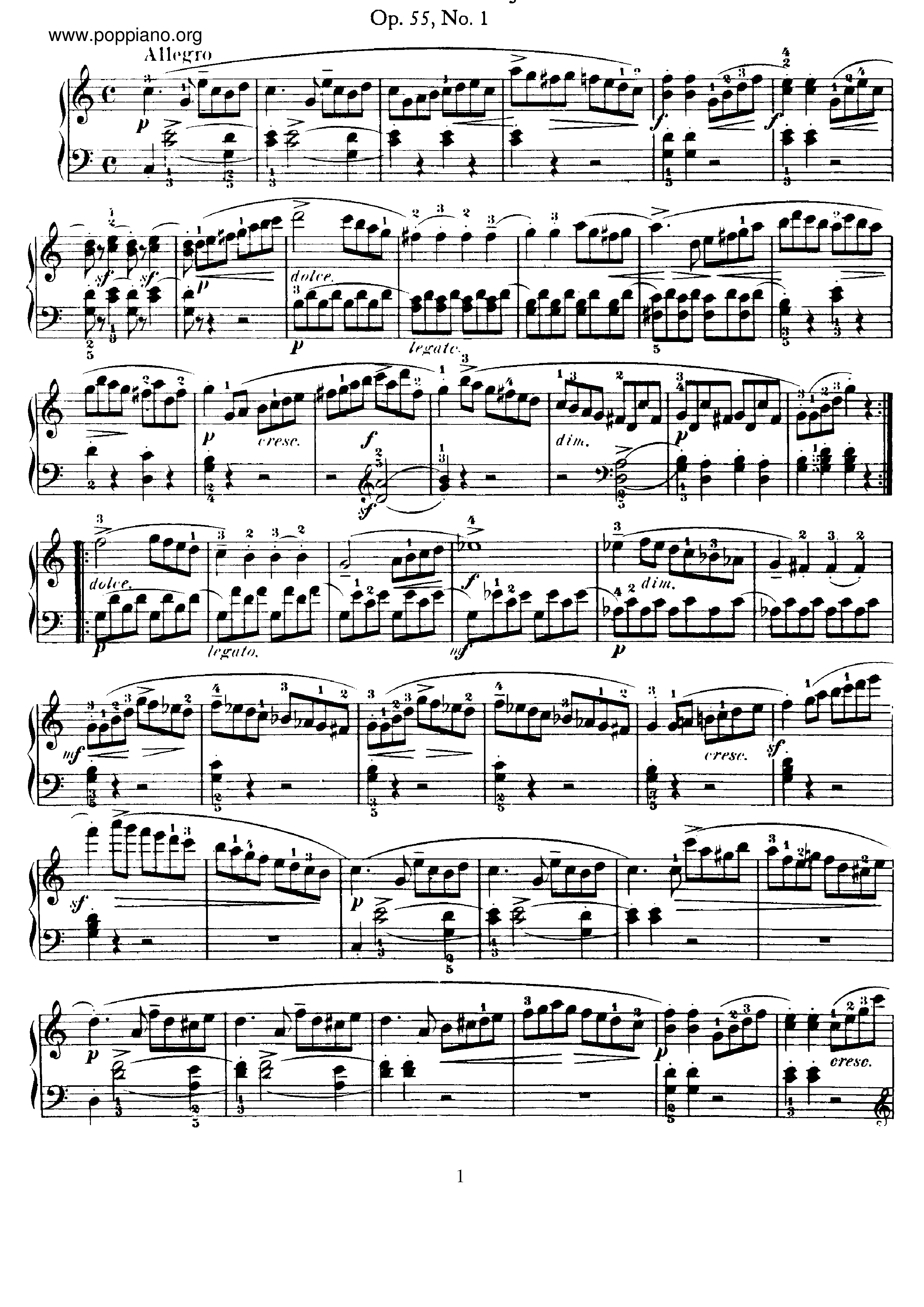 6 Sonatinas, Op.55琴谱