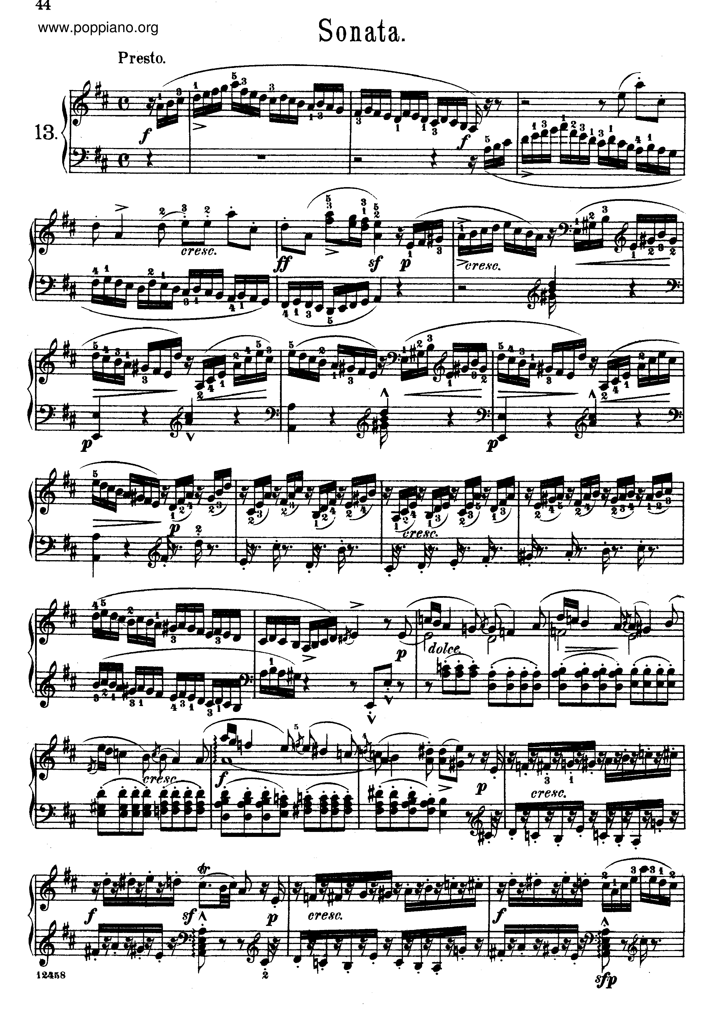 Pieces No. 13-15琴谱
