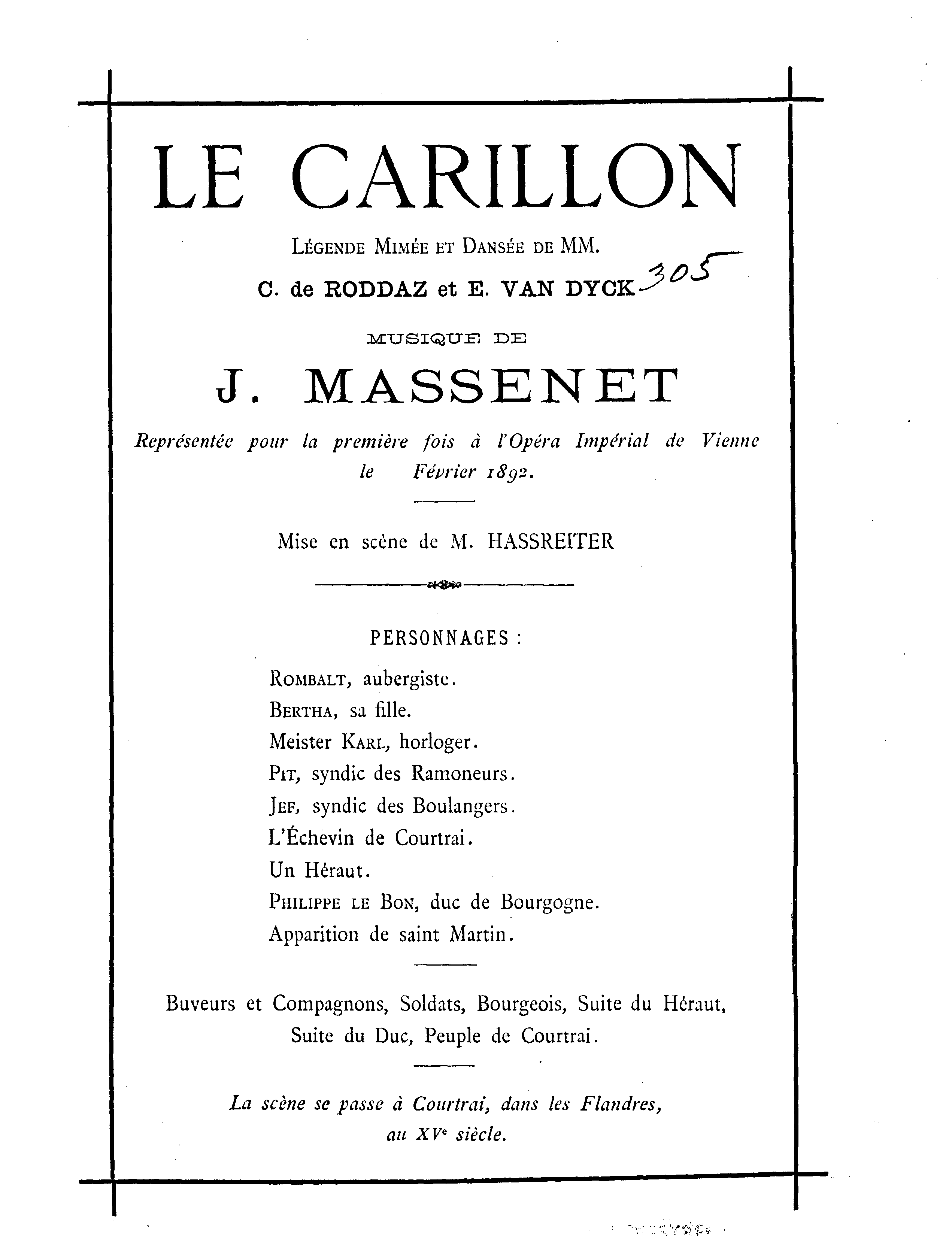 Le Carillon琴谱
