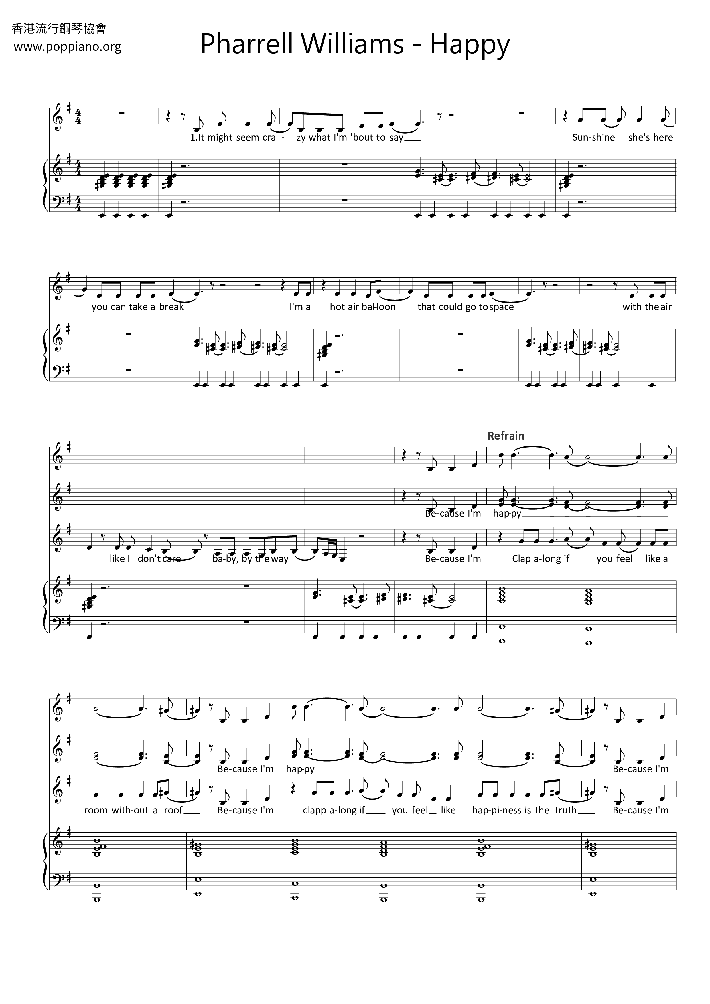 Despicable Me 2 - Happy琴谱