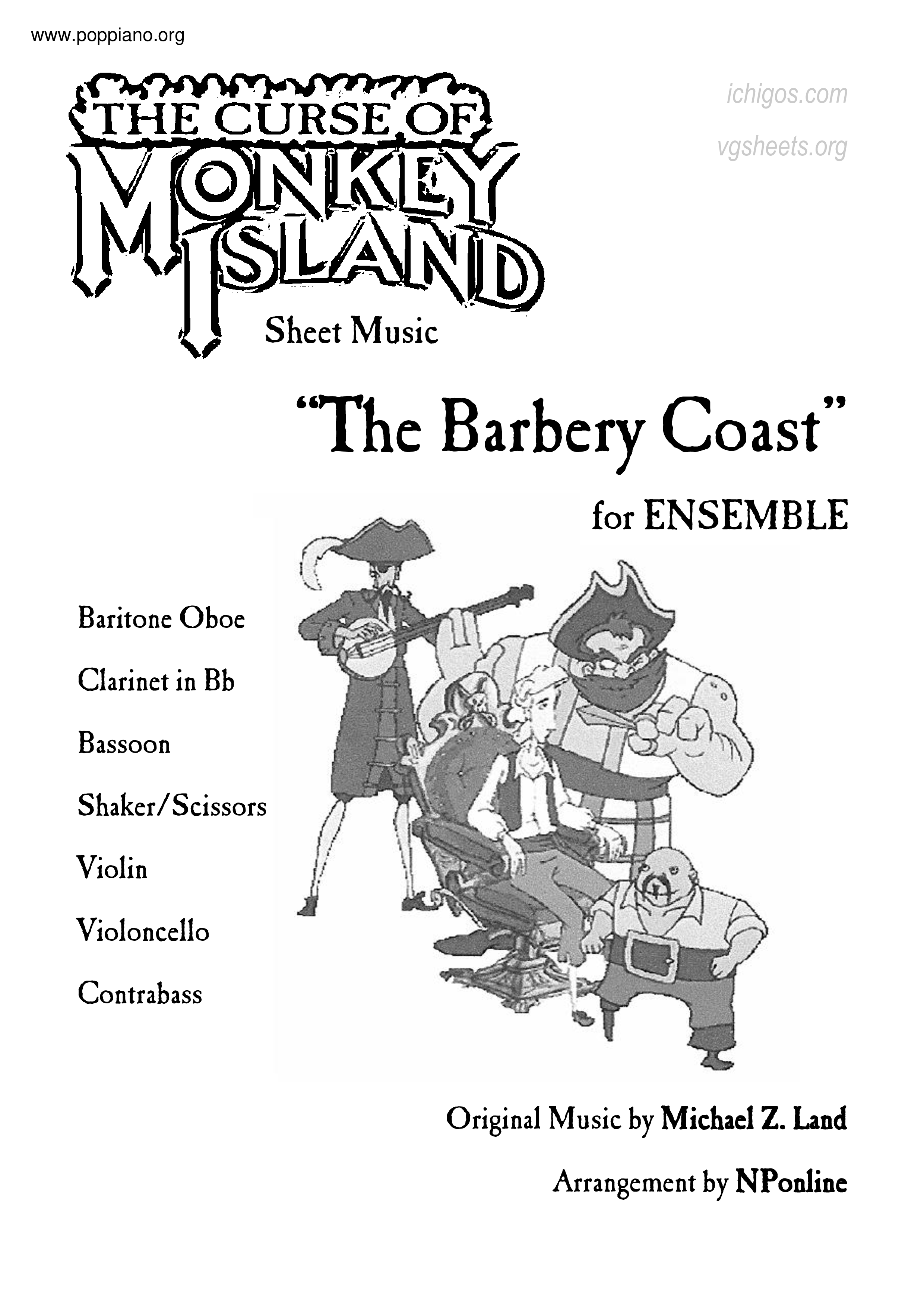 The Barbery Coast琴谱