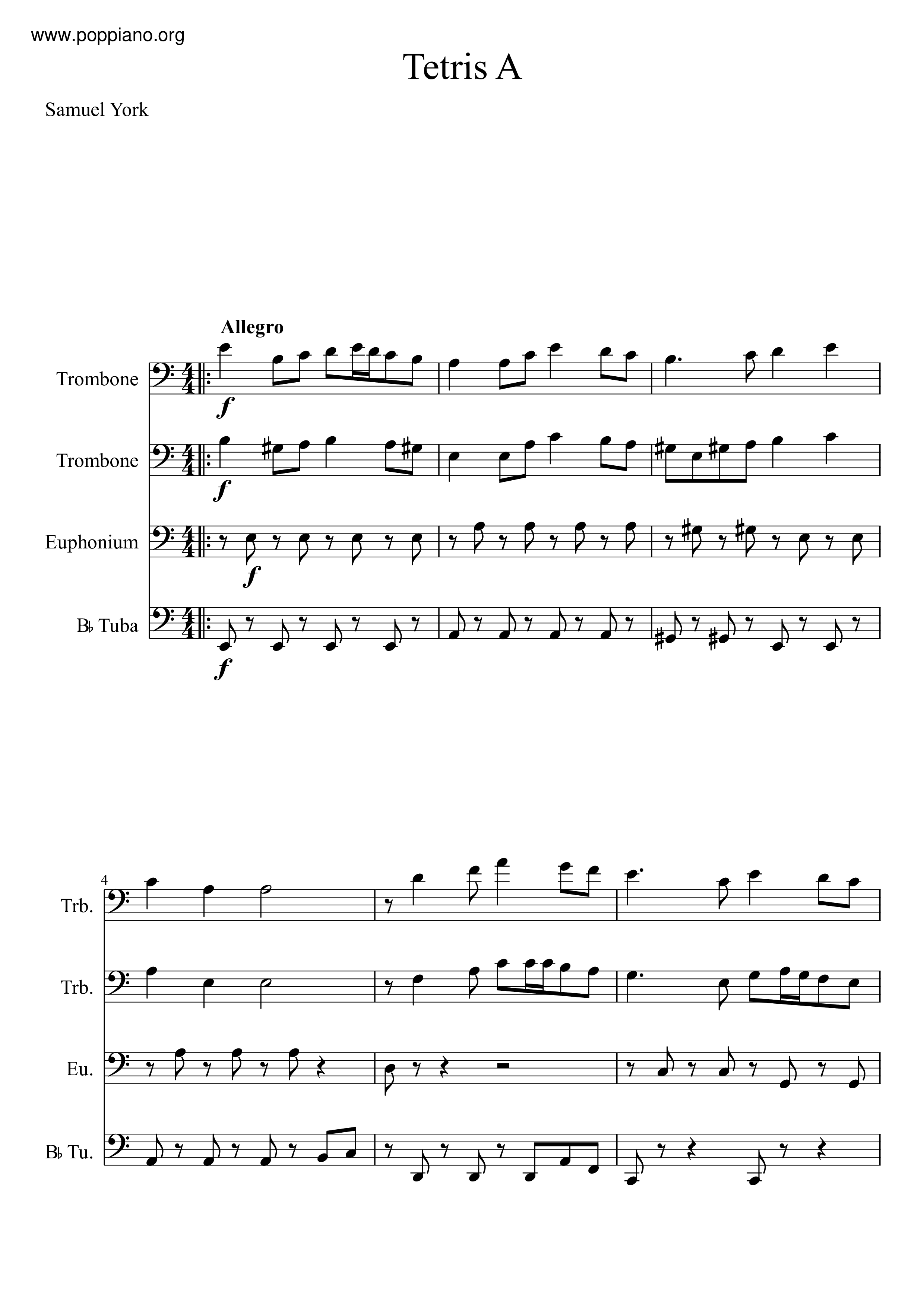 Theme A琴谱