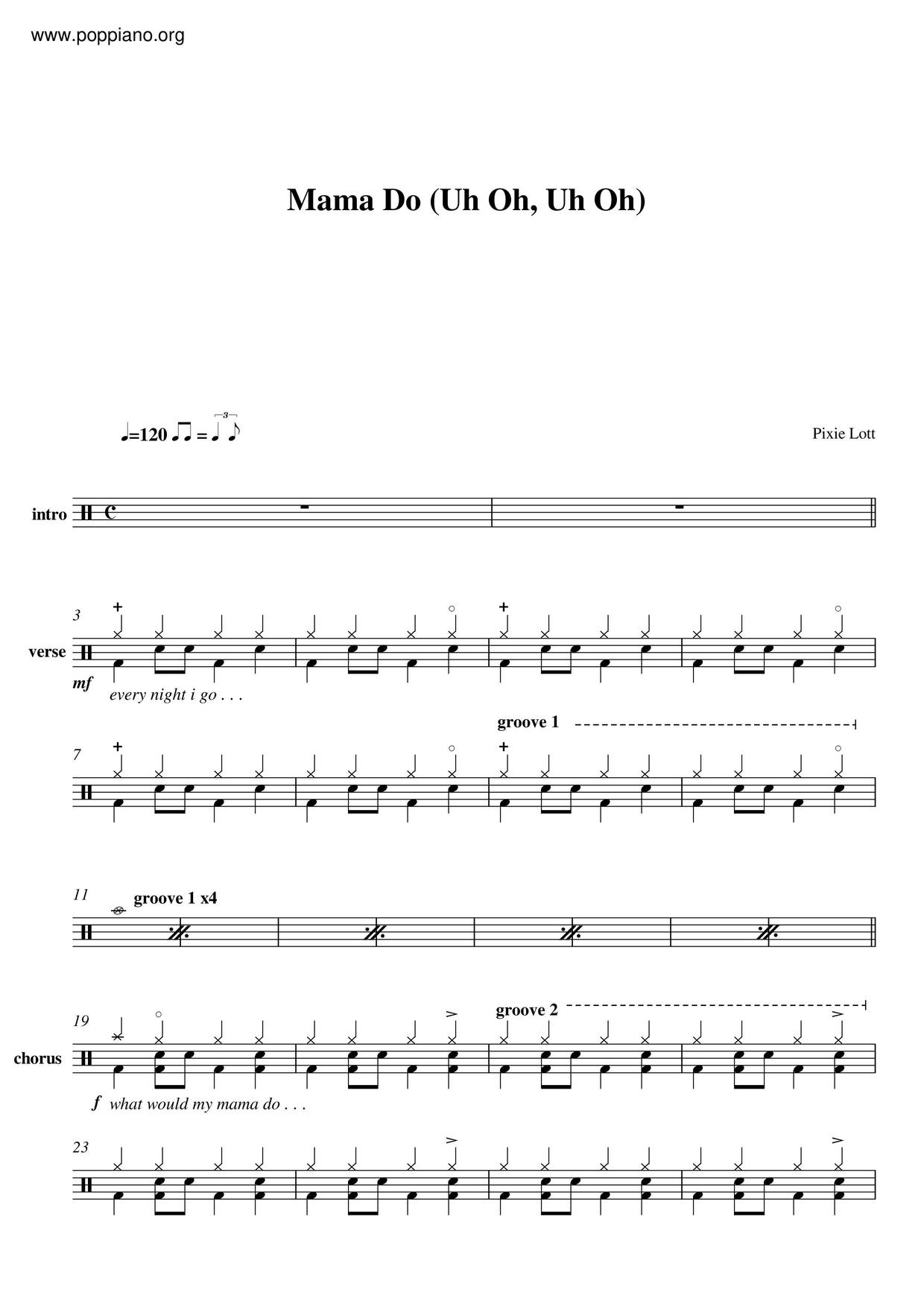Mama Do琴谱