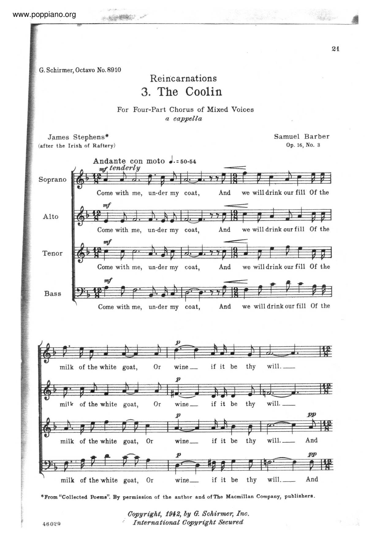 The Coolin琴谱