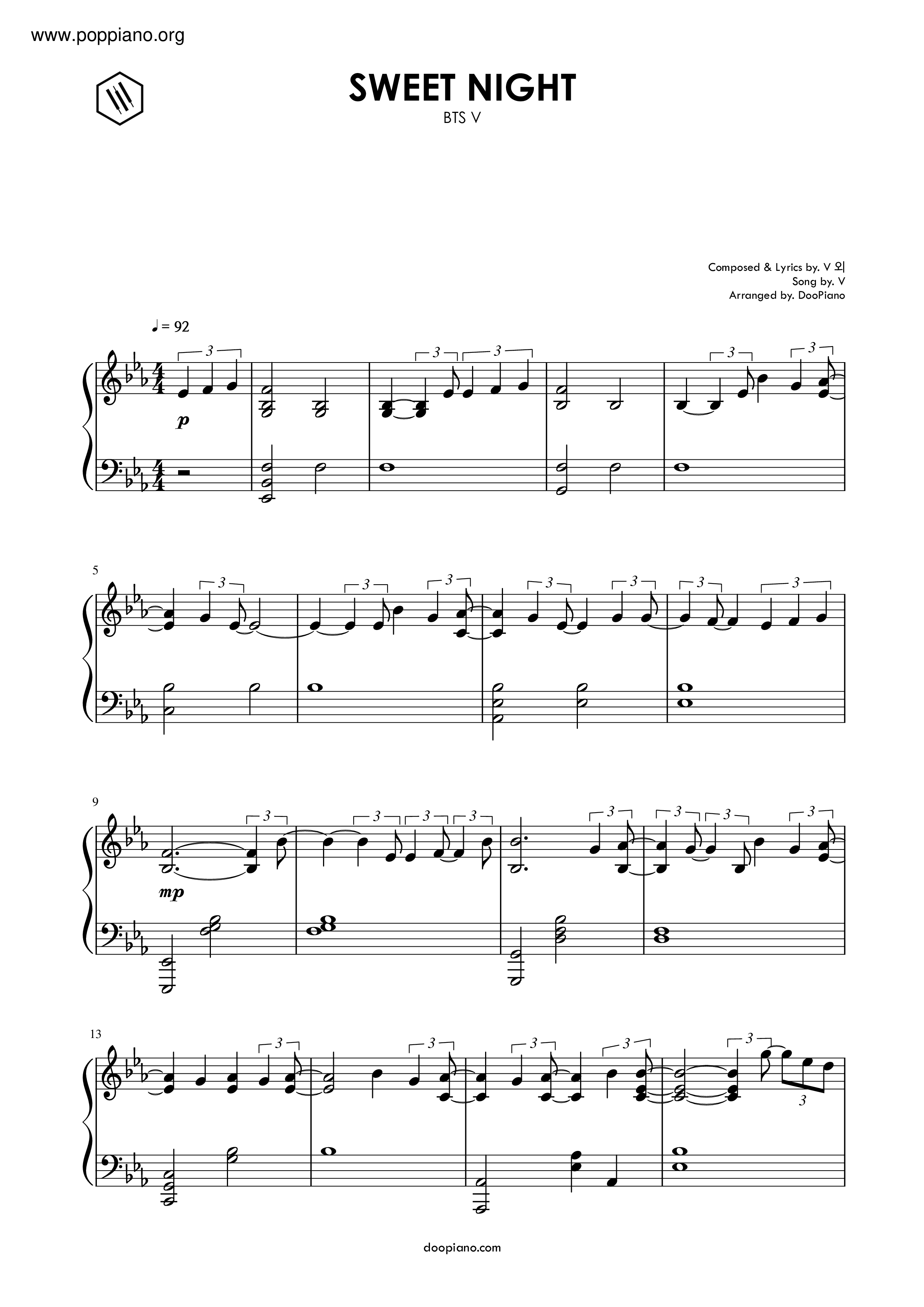 Fate Stay Night-孤独的巡礼 琴谱/五线谱pdf-香港流行钢琴协会琴谱下载 ★