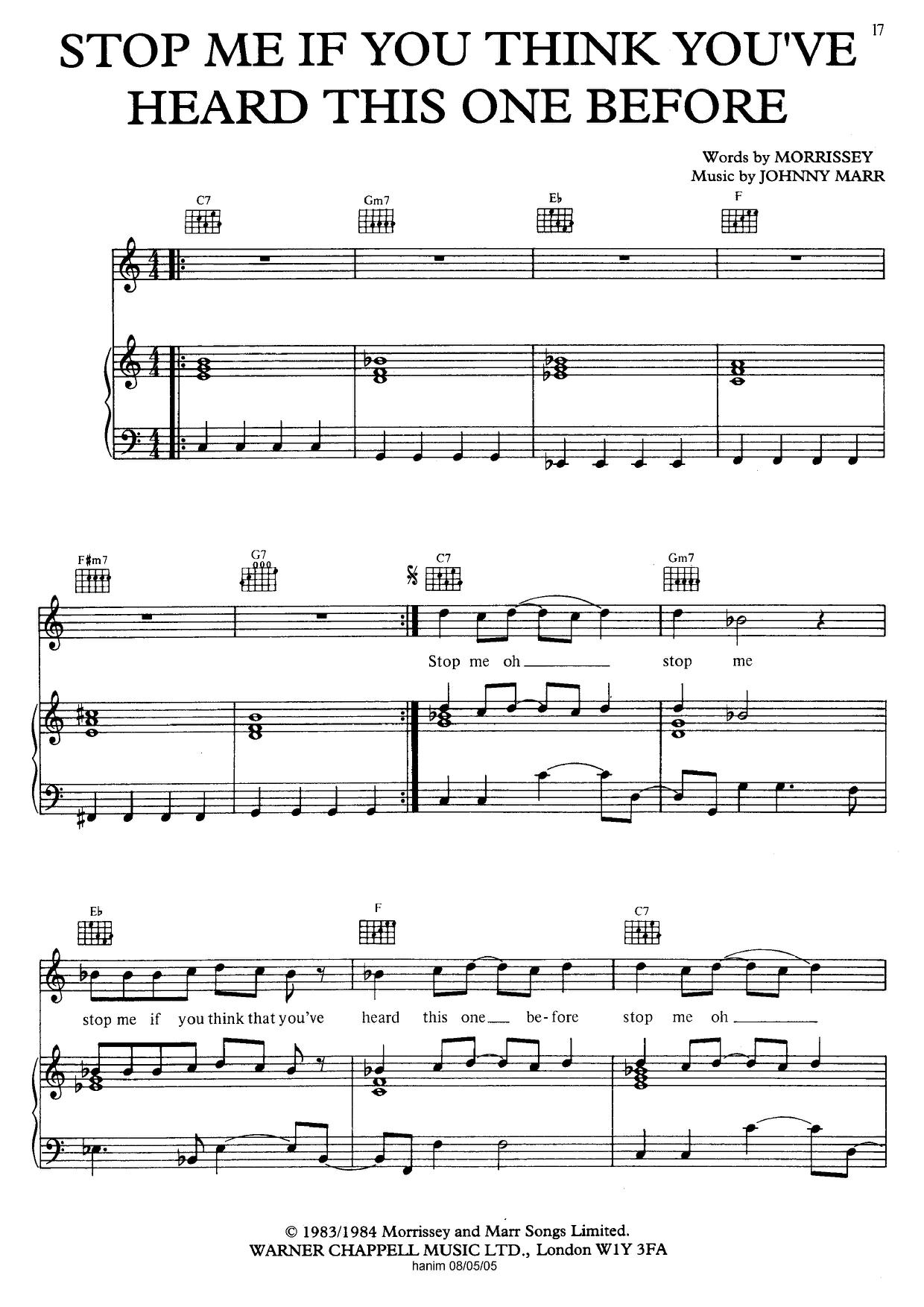 The Smiths Stop Me If You Think You ve Heard This One Before pdf 