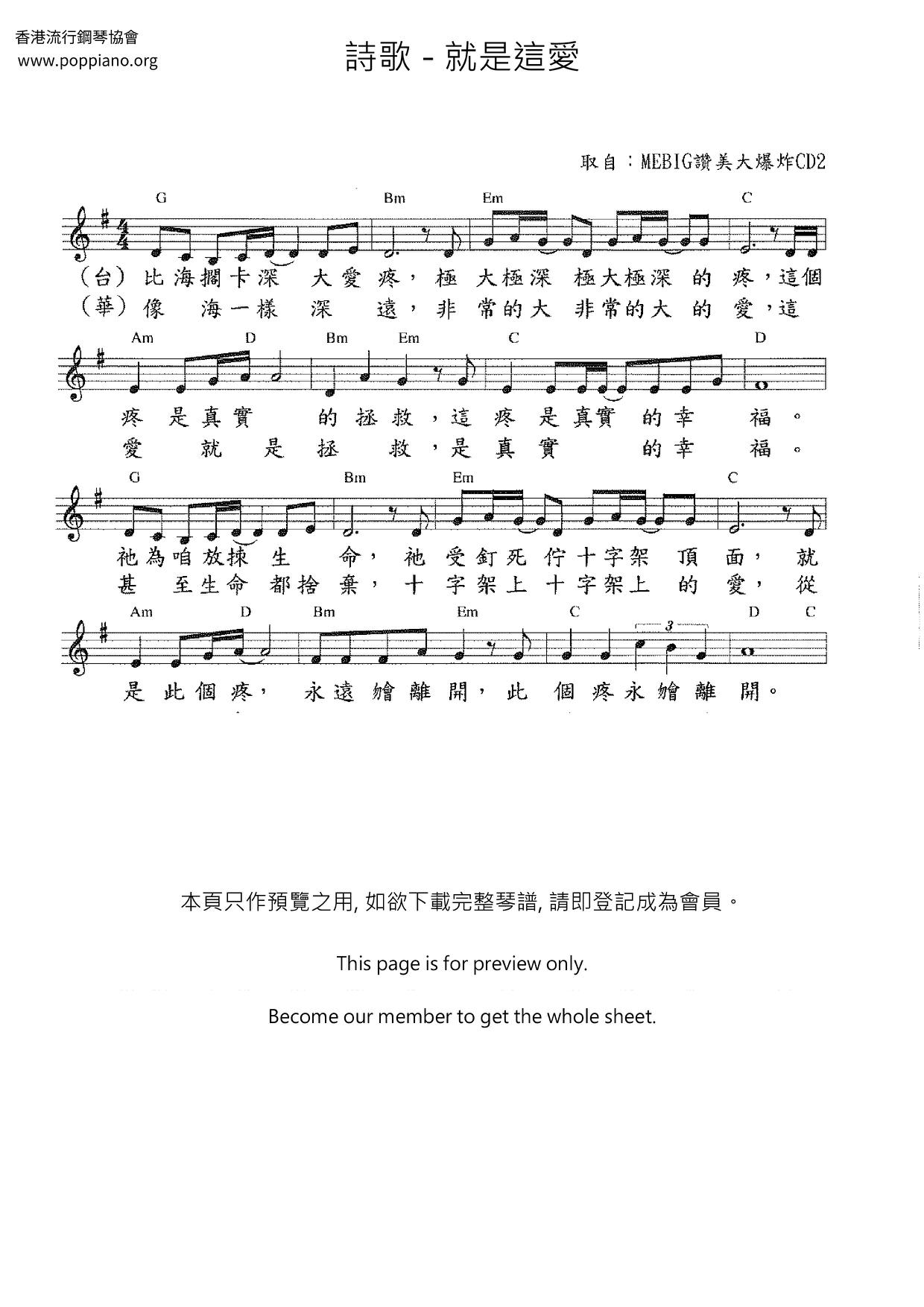 就是这爱琴谱