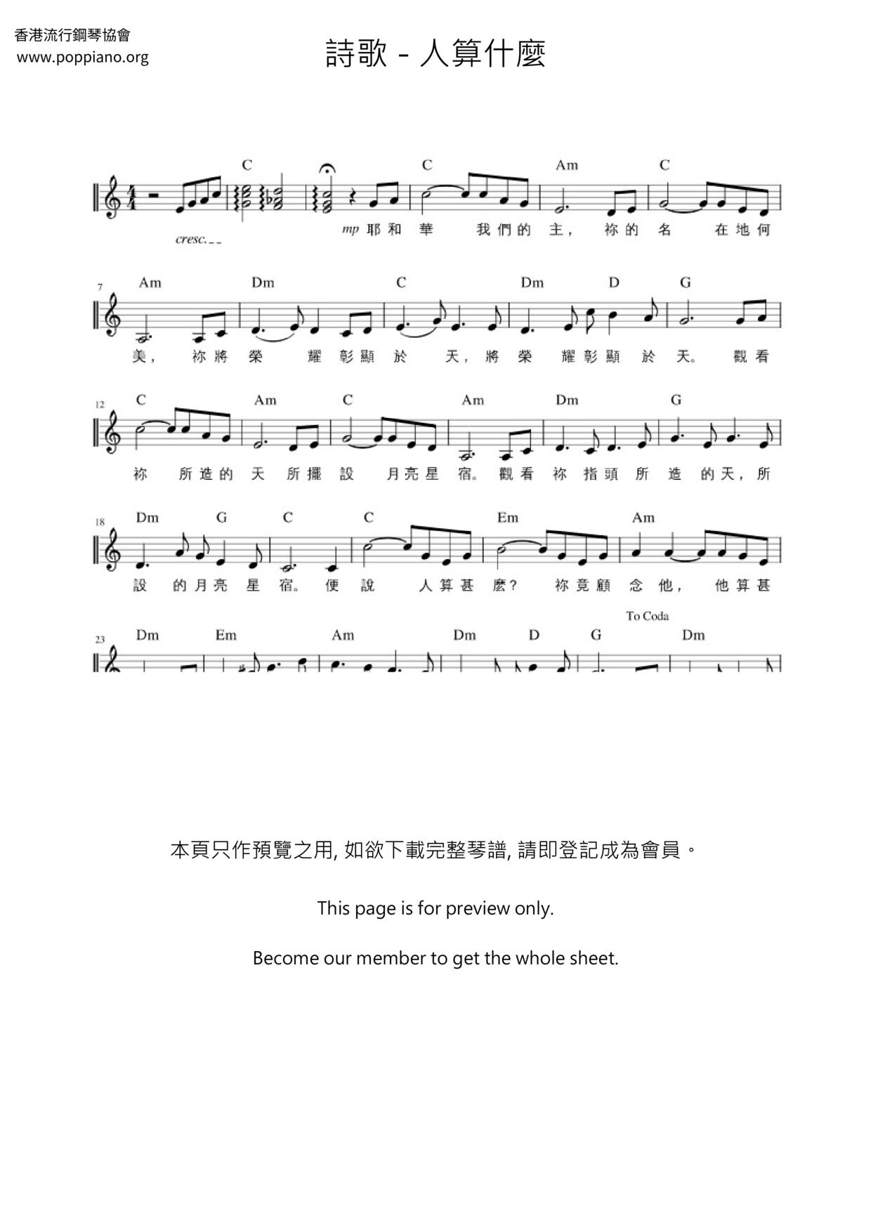 人算什么琴谱