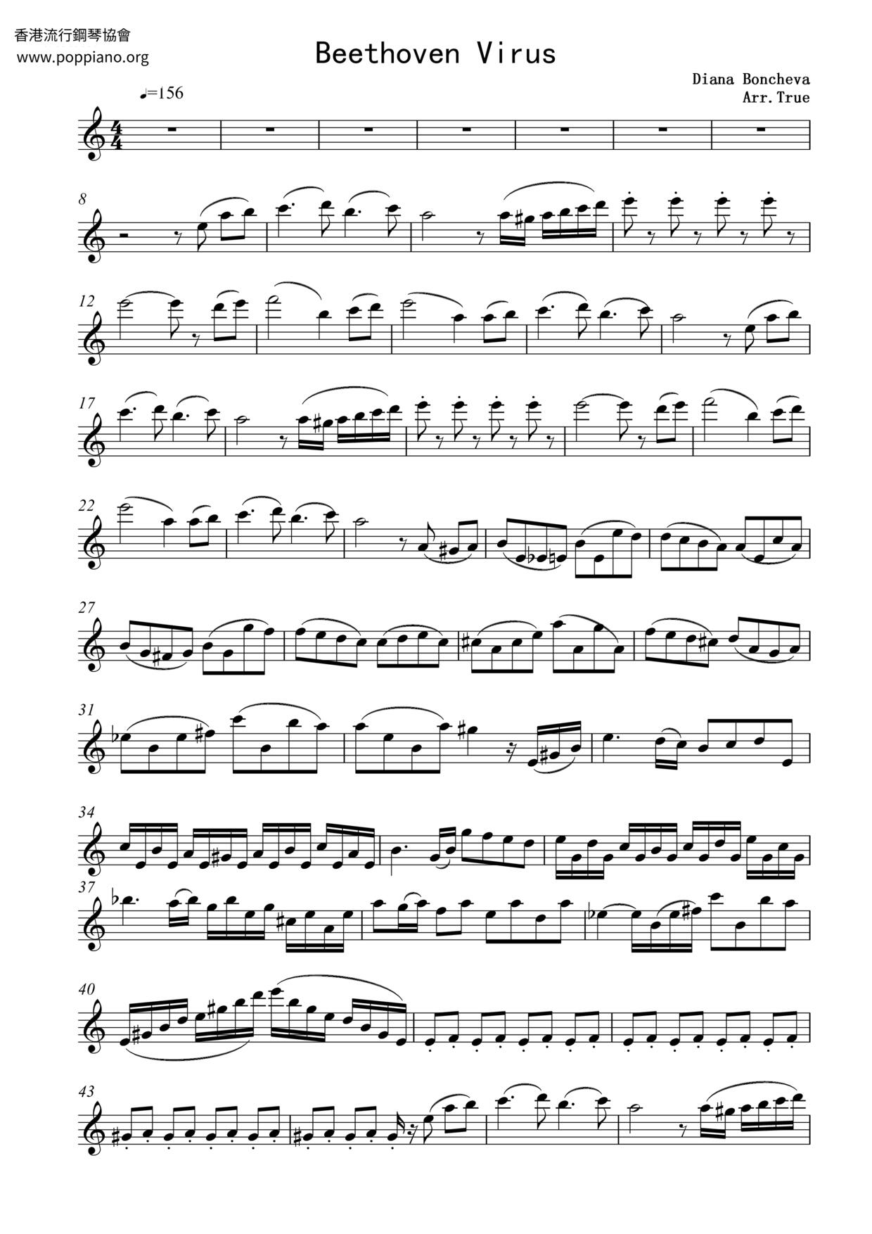 Beethoven Virus琴谱