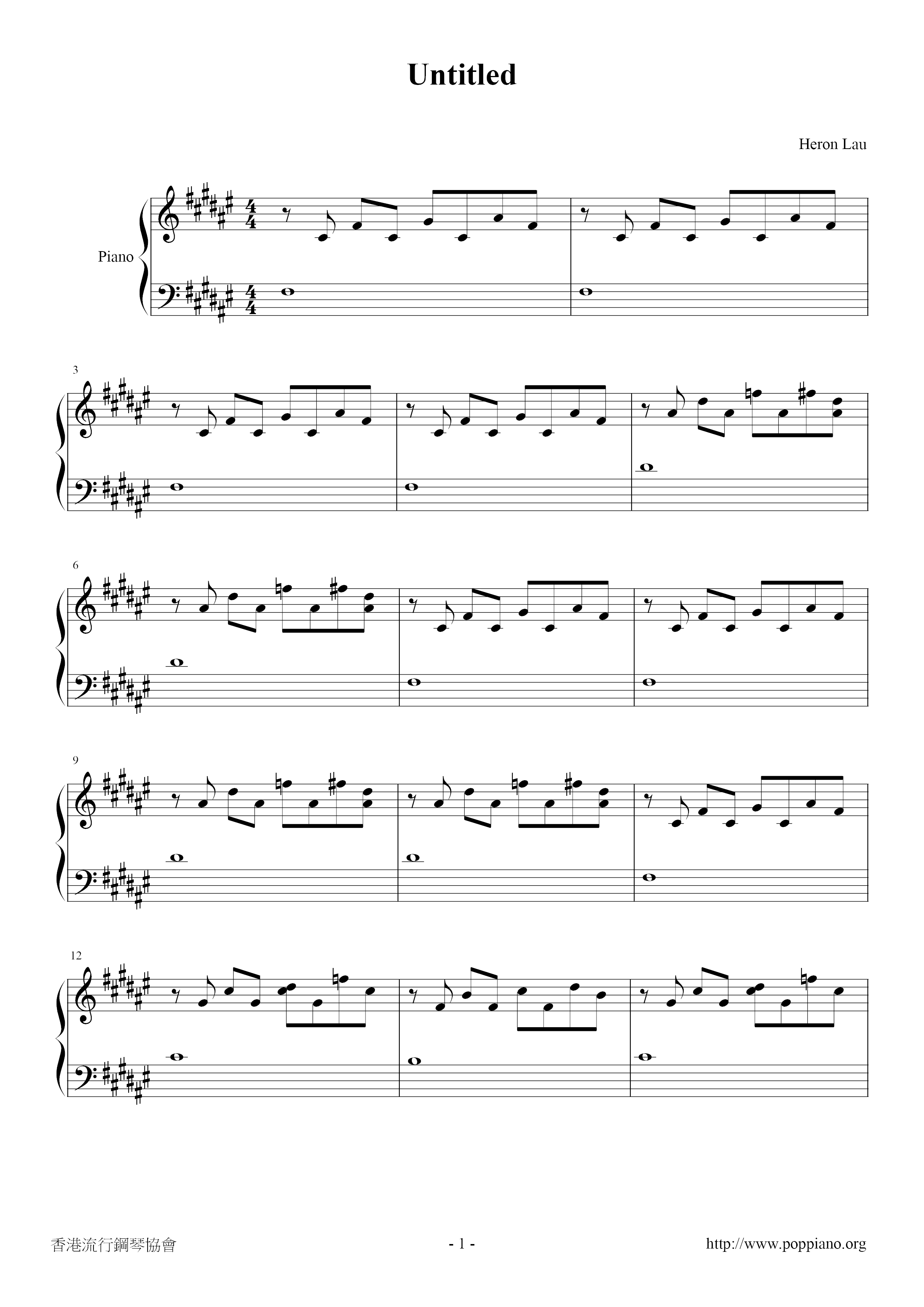 Untitled Score