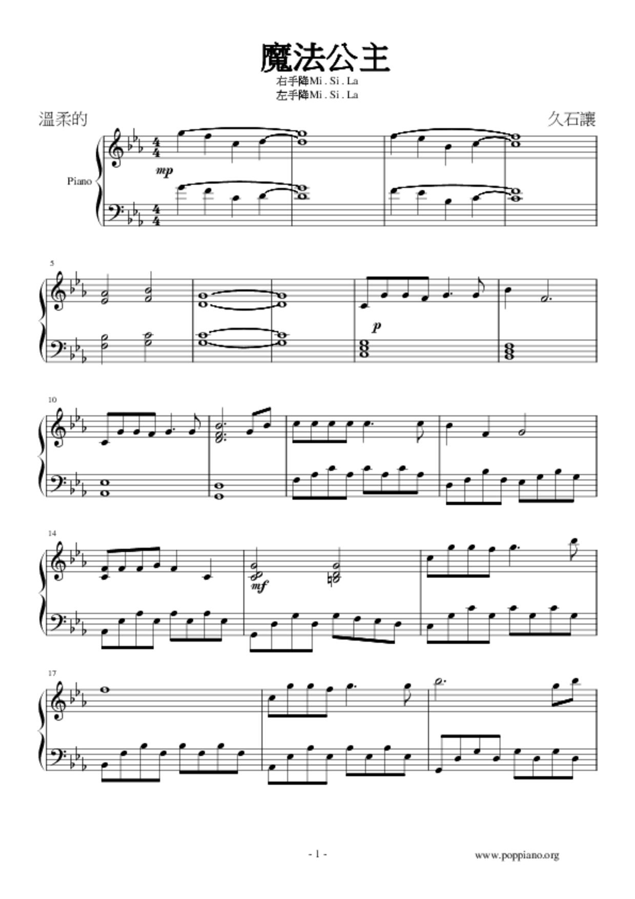 Magic Princess Score
