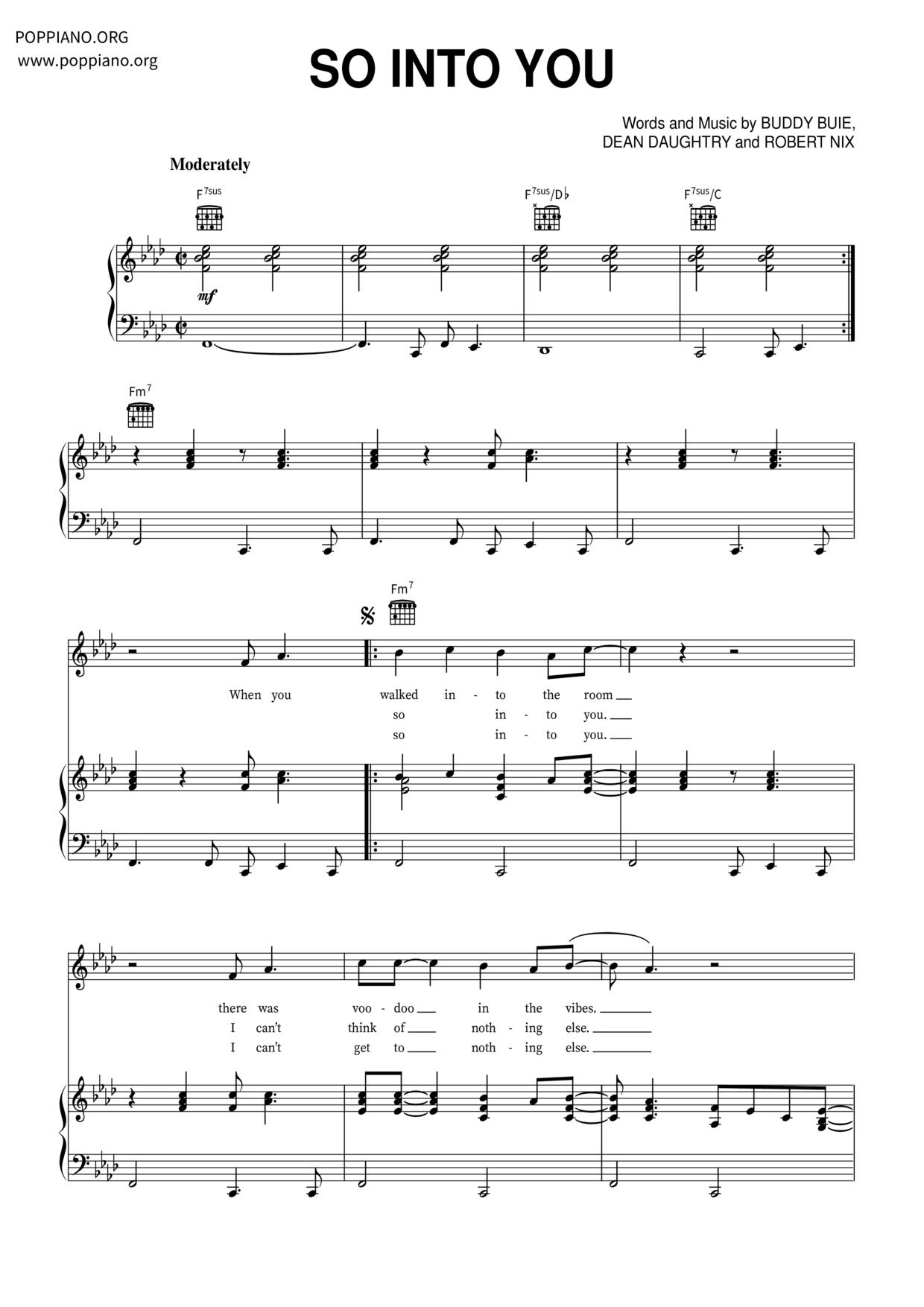 So Into You Score