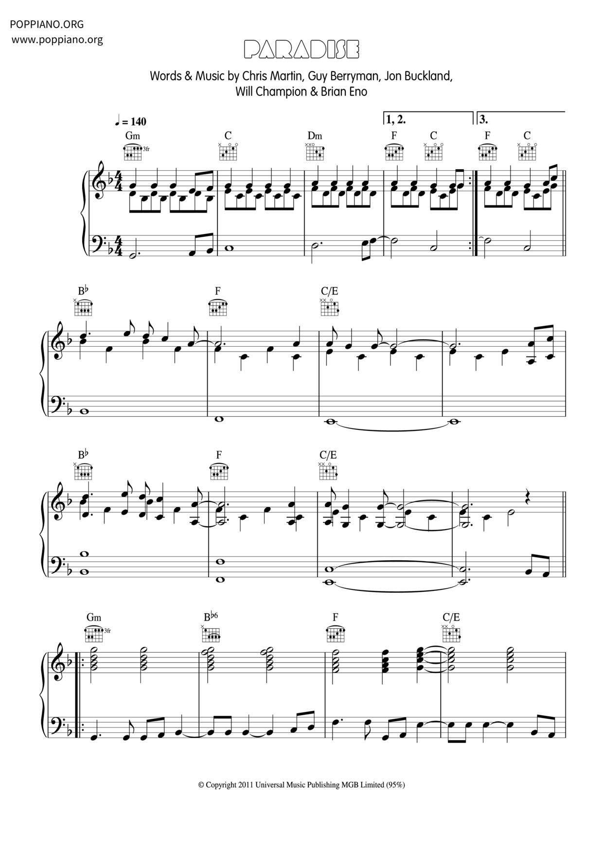 Paradise Score
