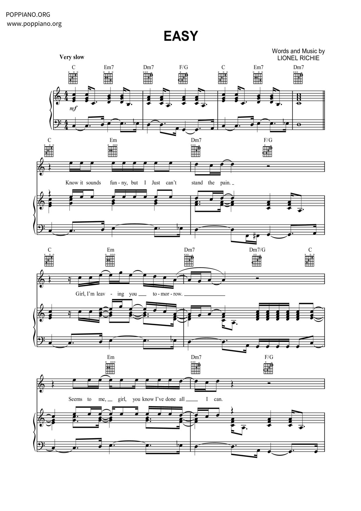 Easy Score