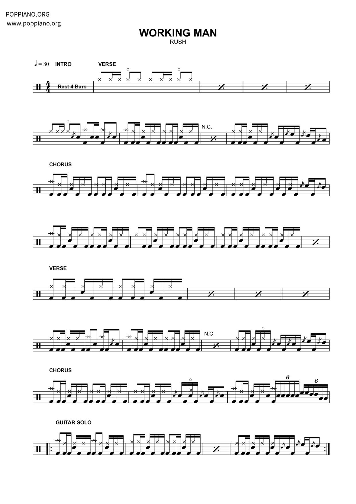 Working Man Score