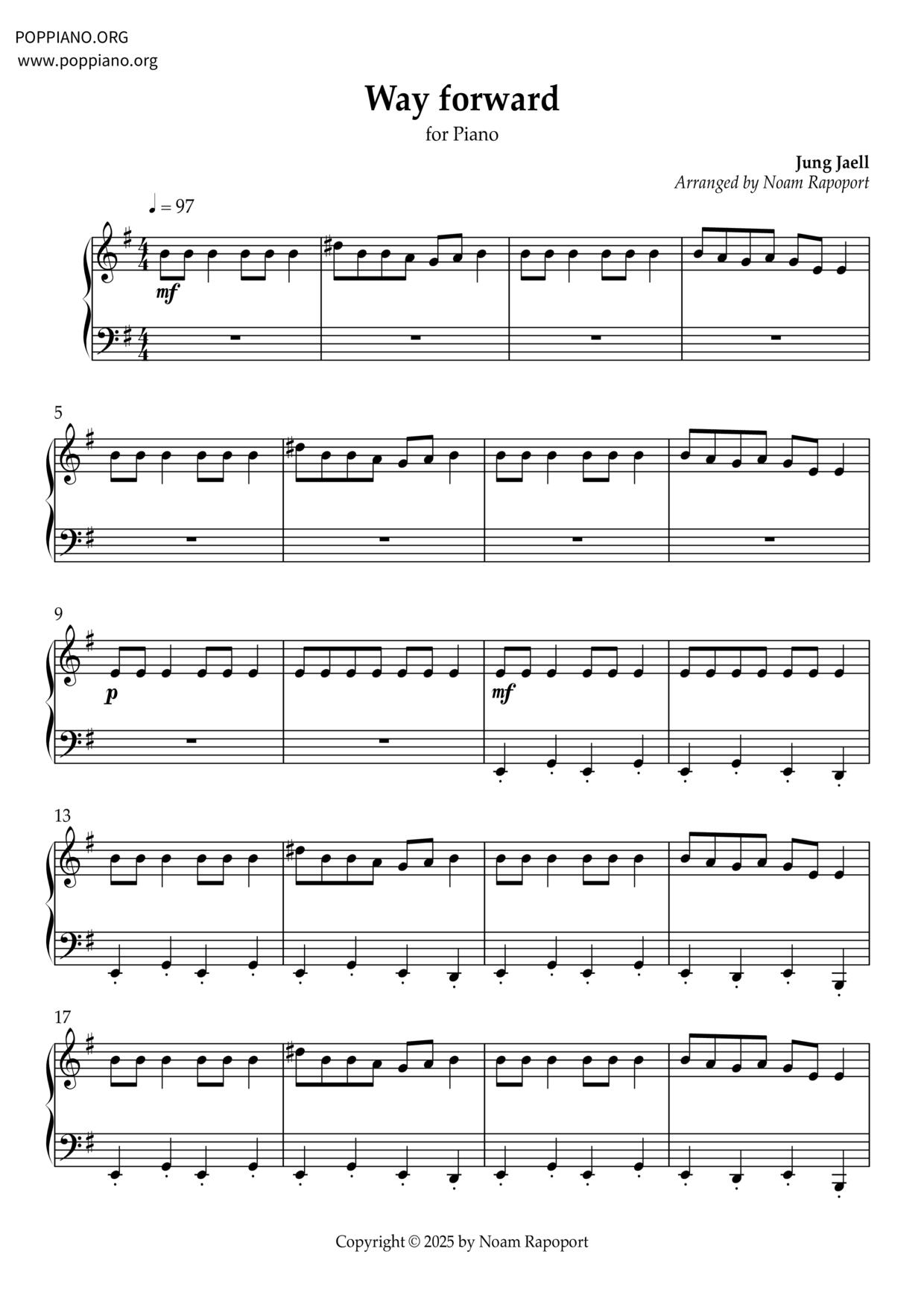 Way Forward Score