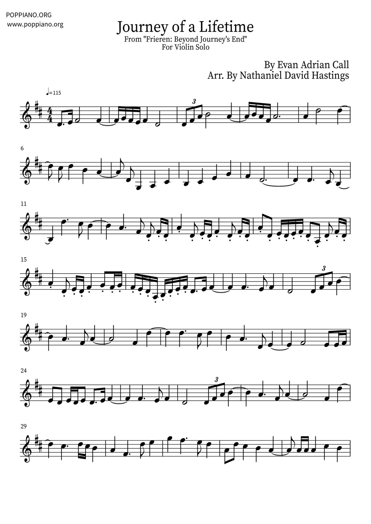 Journey Of A Lifetime ~ Frieren Main Theme Score