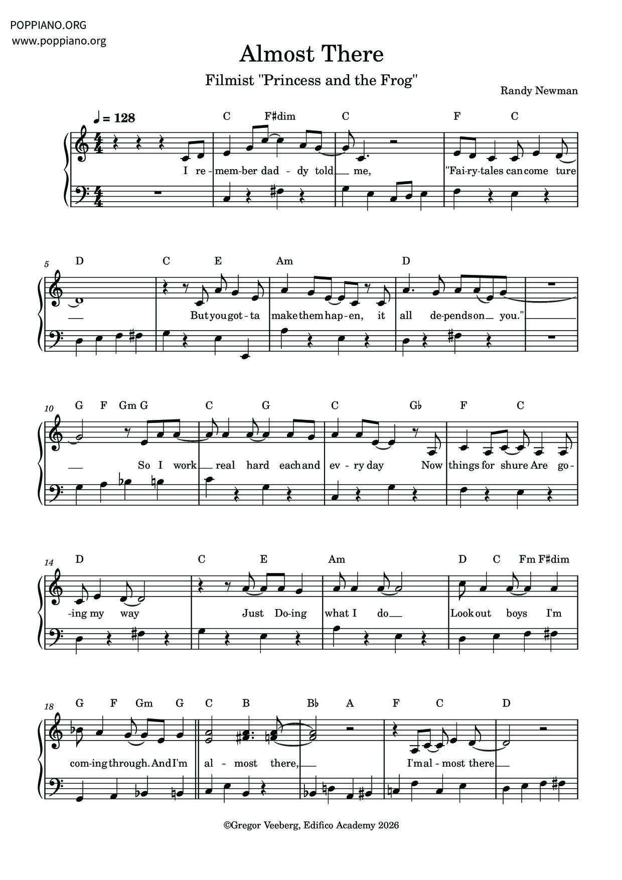 I'm Not In Love Score