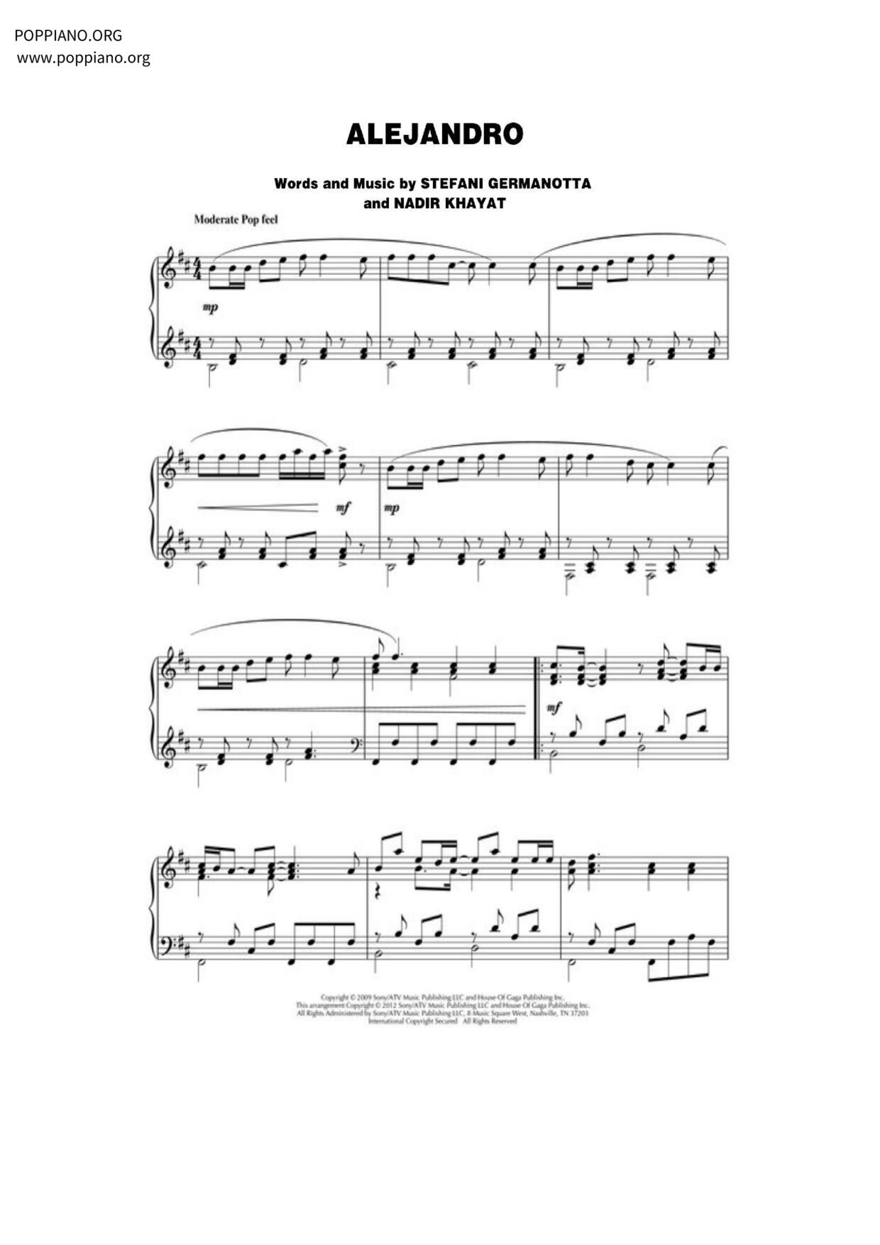 Alejandro Score