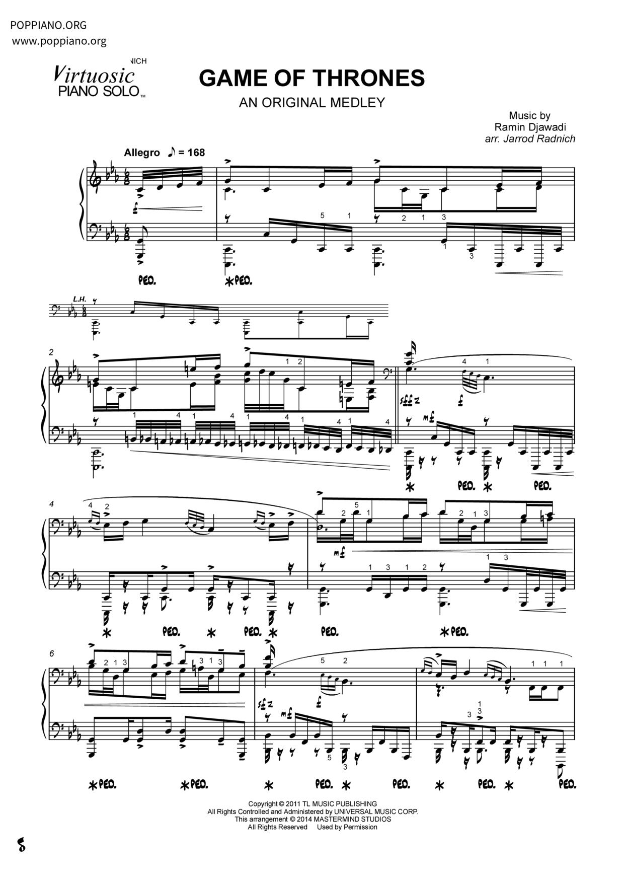 Game Of Thrones Score