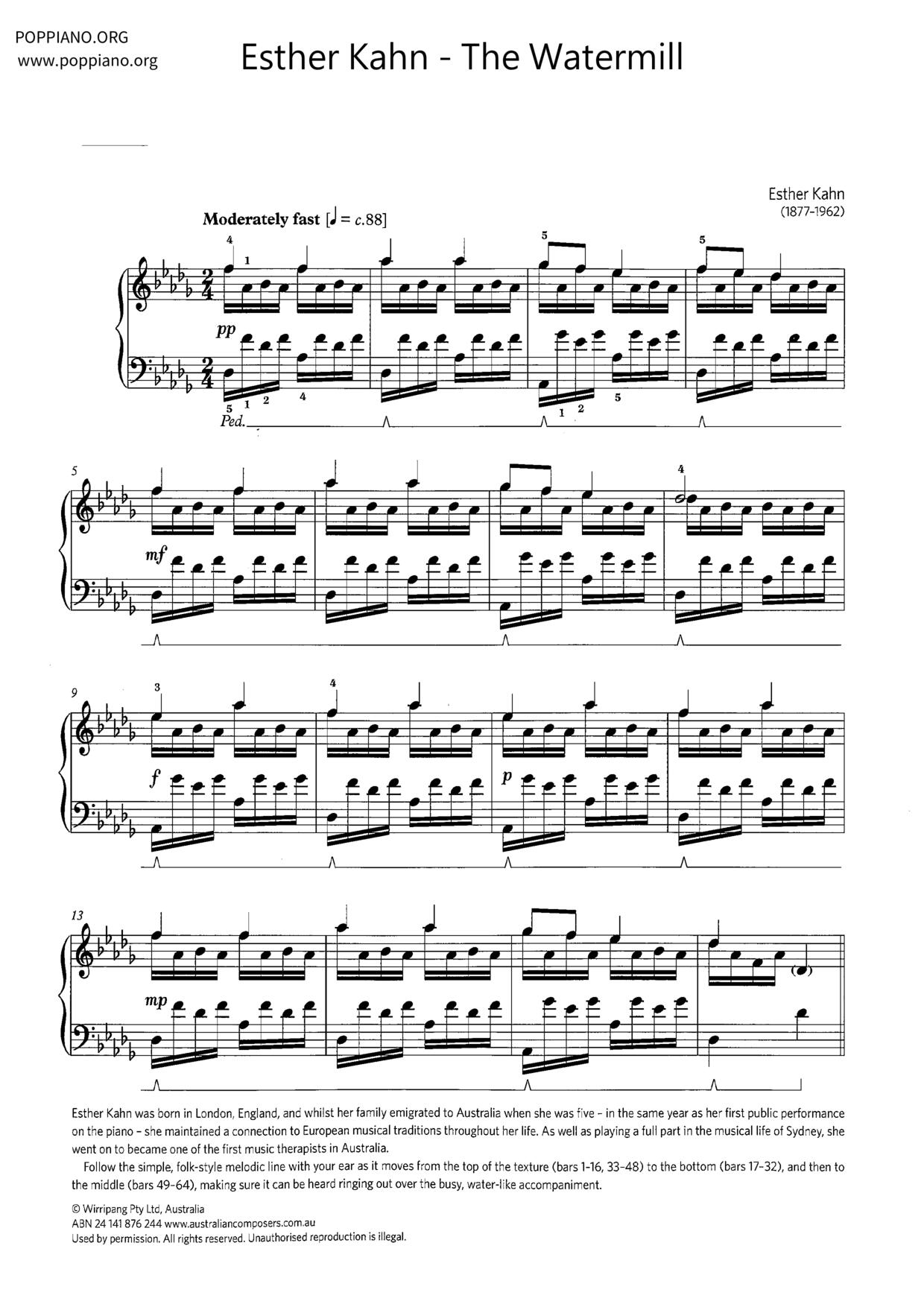 The Watermill Score