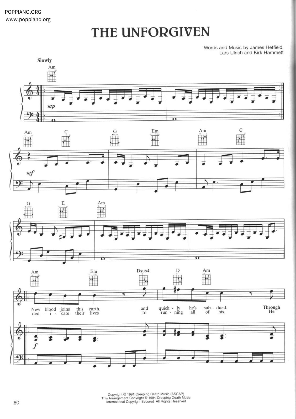 The Unforgiven Score