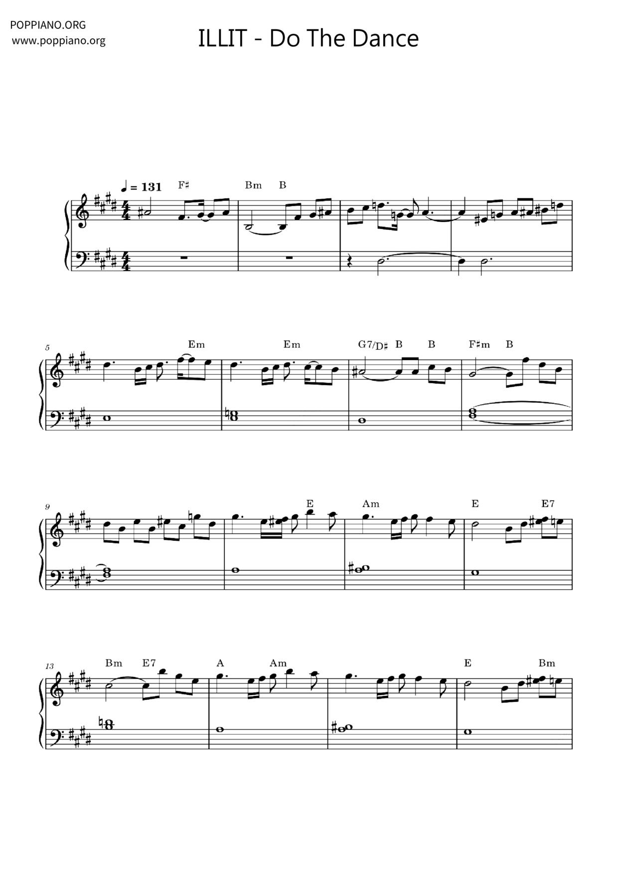 Billyeoon Goyangi (Do the Dance) Score