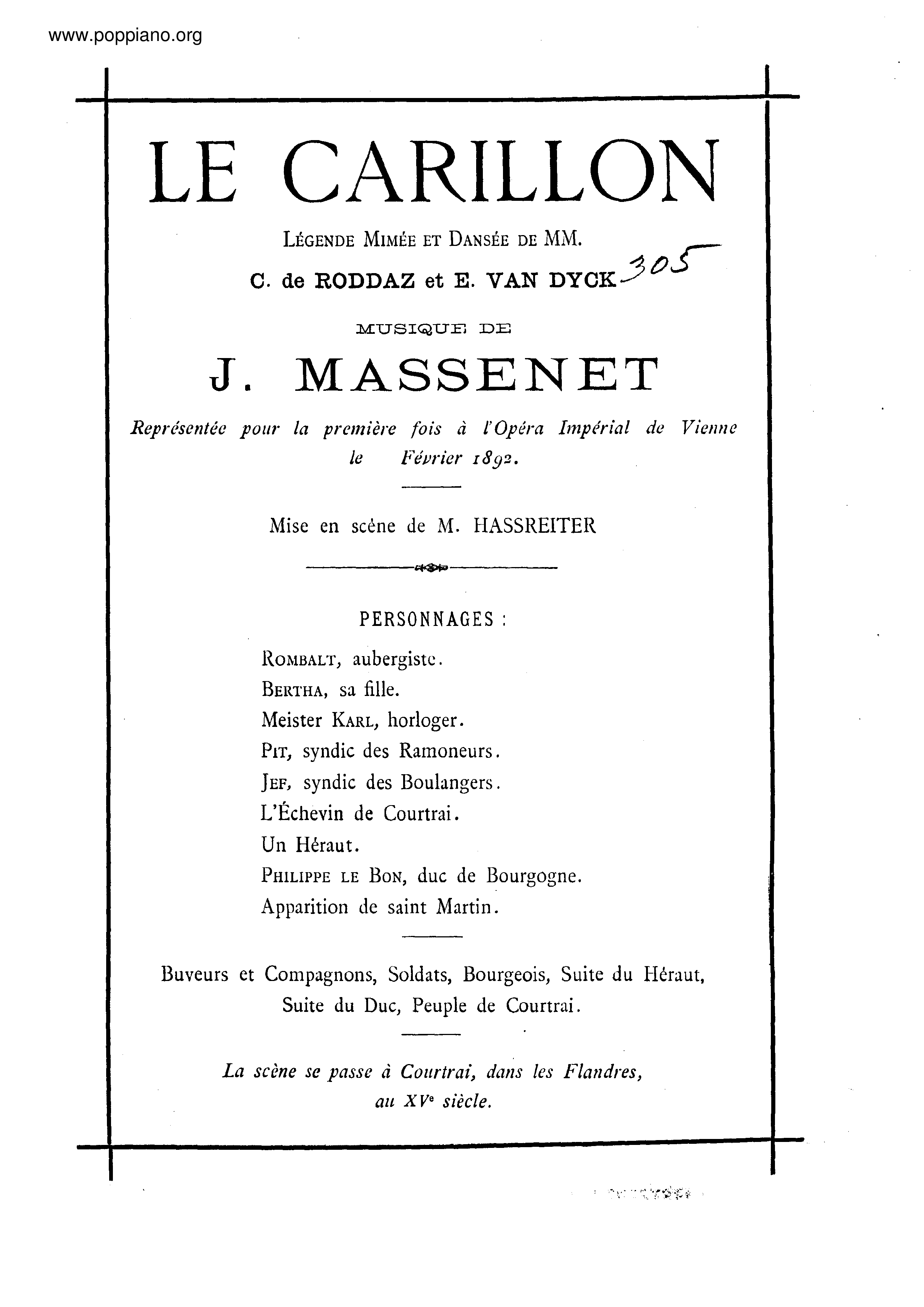 Le Carillon Score