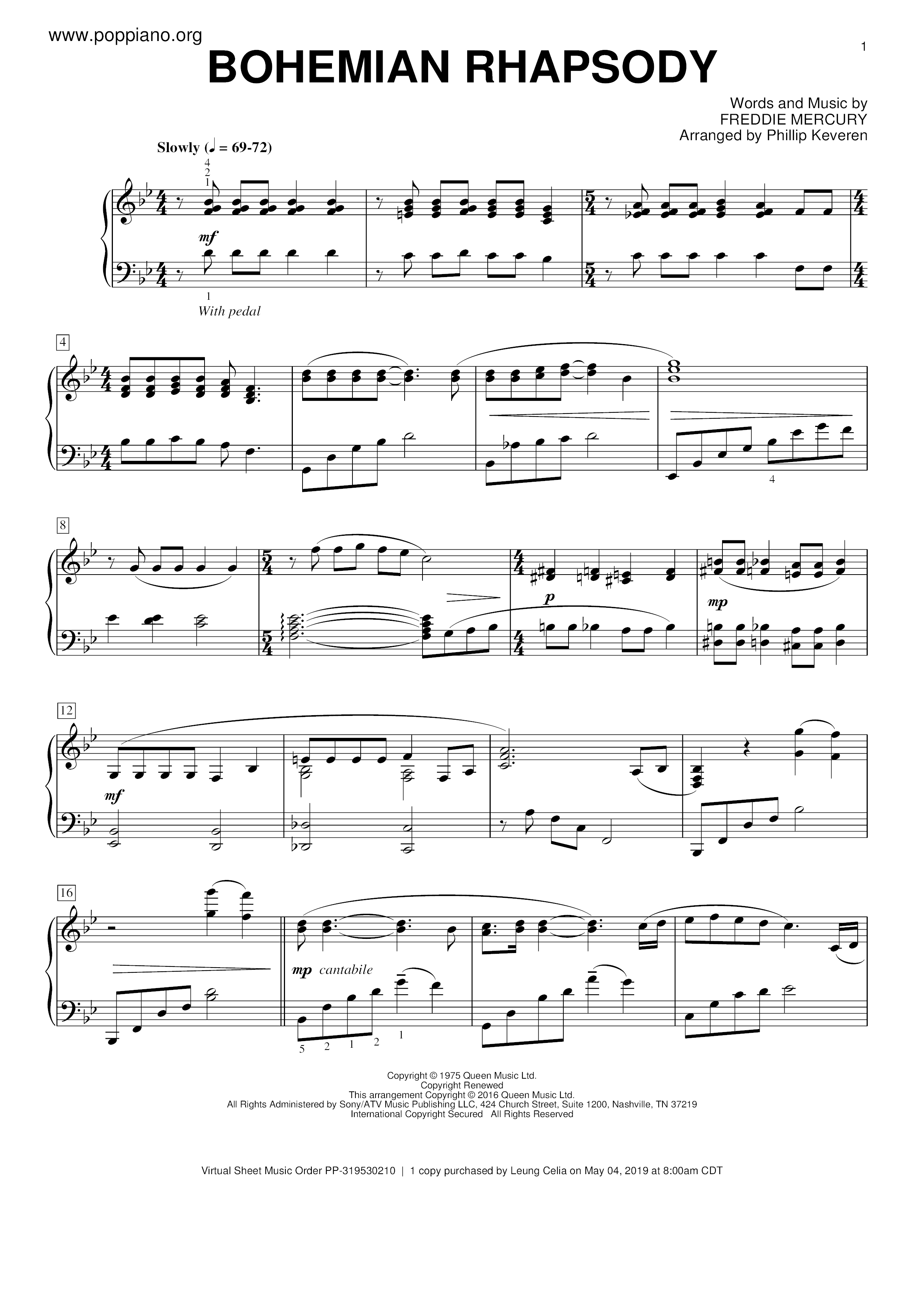explorar Collar llevar a cabo ☆ Queen-Bohemian Rhapsody Sheet Music pdf, -波西米亞狂想曲 楽譜 (クイーン) - Free Score Download ☆ explorar Collar llevar a cabo ☆ Queen-Bohemian Rhapsody Sheet Music pdf, -波西米亞狂想曲 楽譜 (クイーン) - Free Score Download ☆