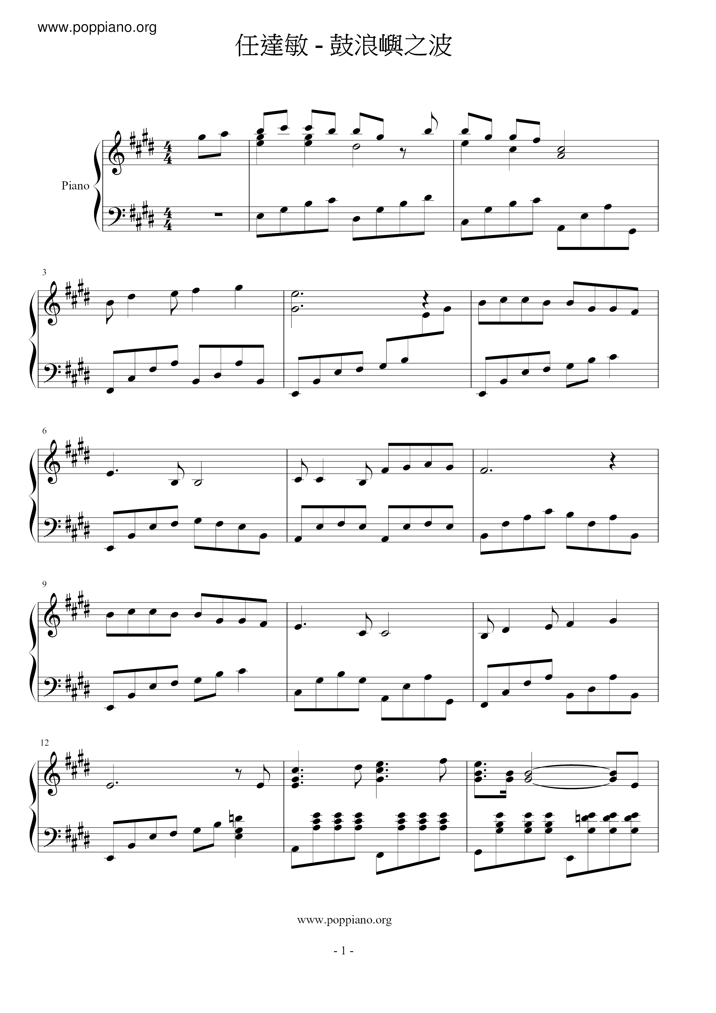 Gulangyu Zhibo Score