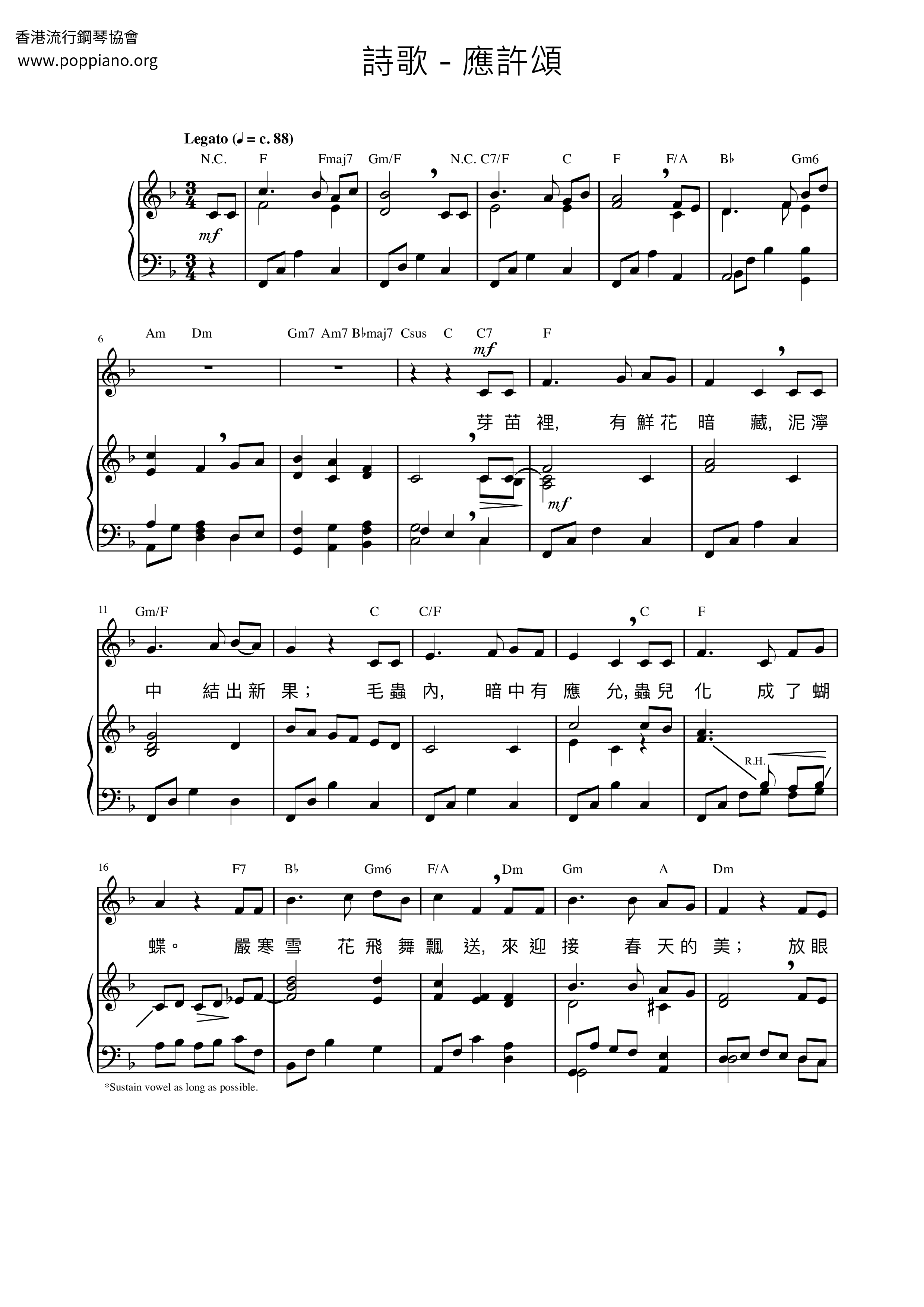 Promise Of Promise Score