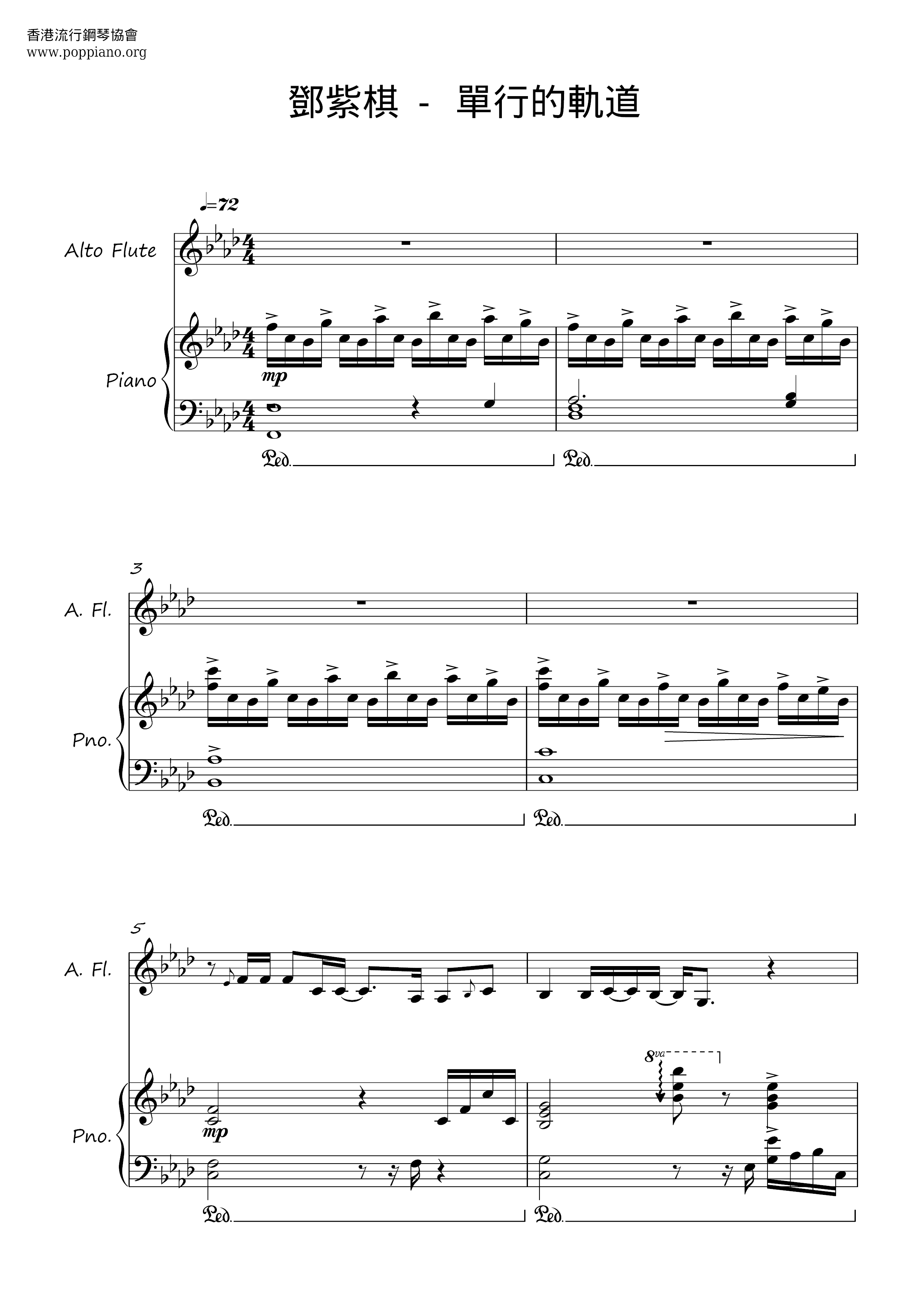 One-way Track Score