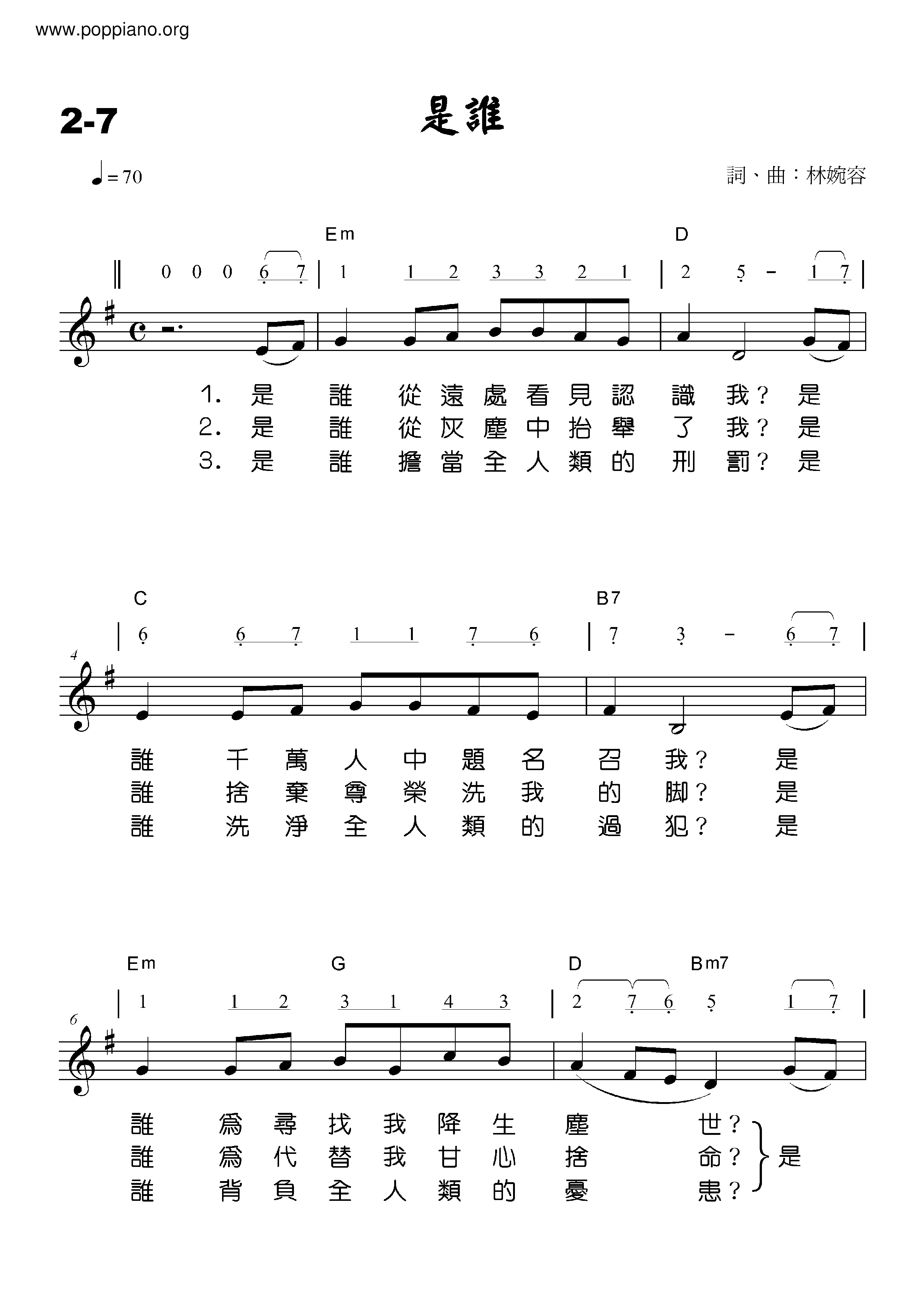 Who Is It Score