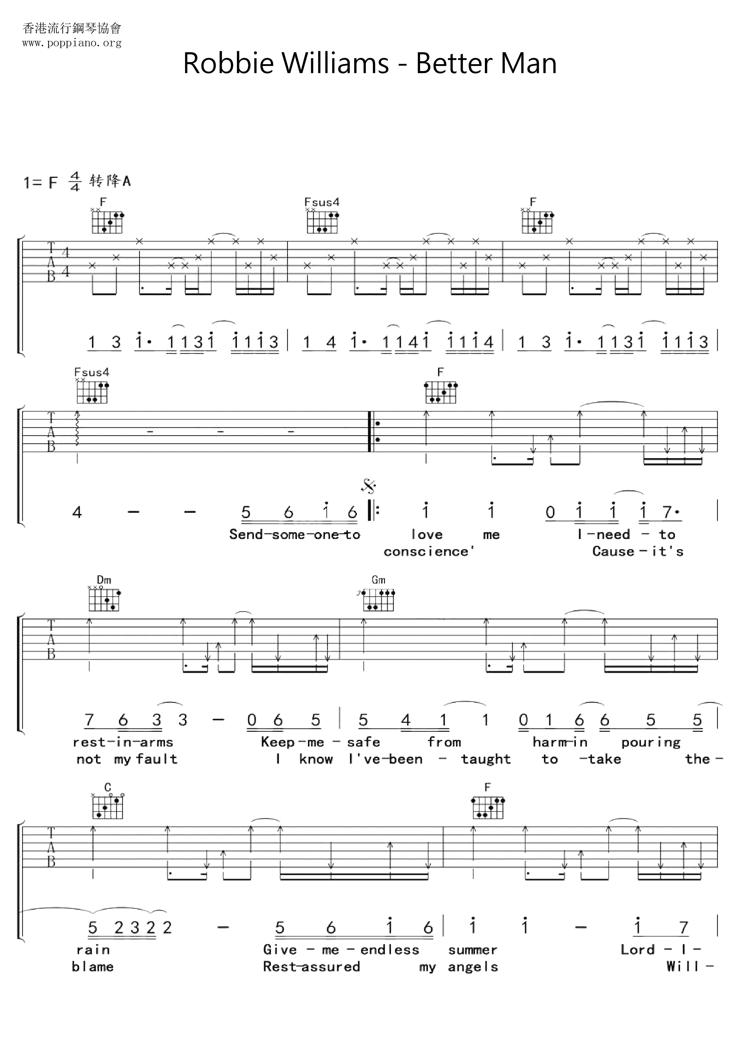 Better Man Score