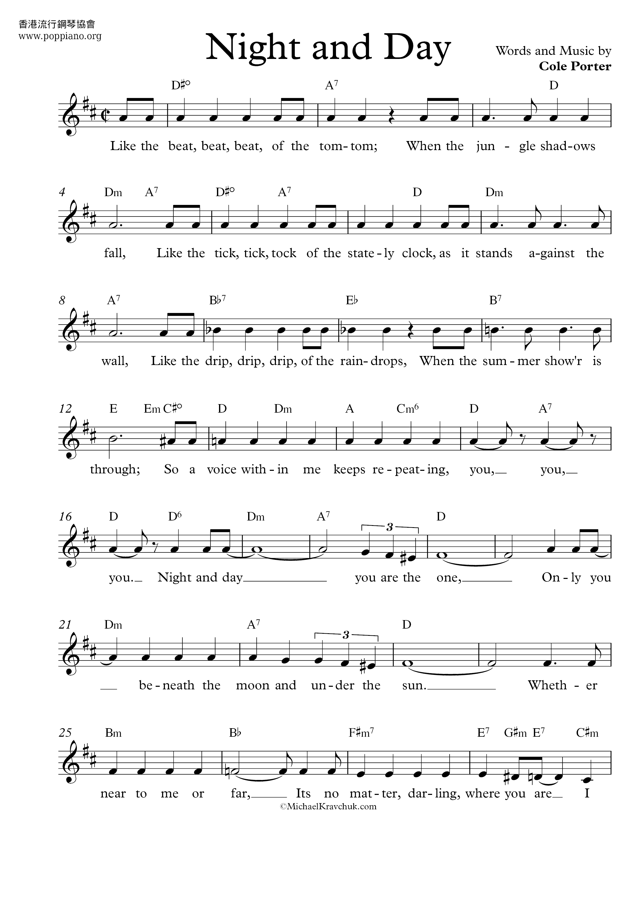 Podrido celestial Almacén ☆ Cole Porter, Frank Sinatra-Night And Day Sheet Music pdf, - Free Score Download ☆ Podrido celestial Almacén ☆ Cole Porter, Frank Sinatra-Night And Day Sheet Music pdf, - Free Score Download ☆