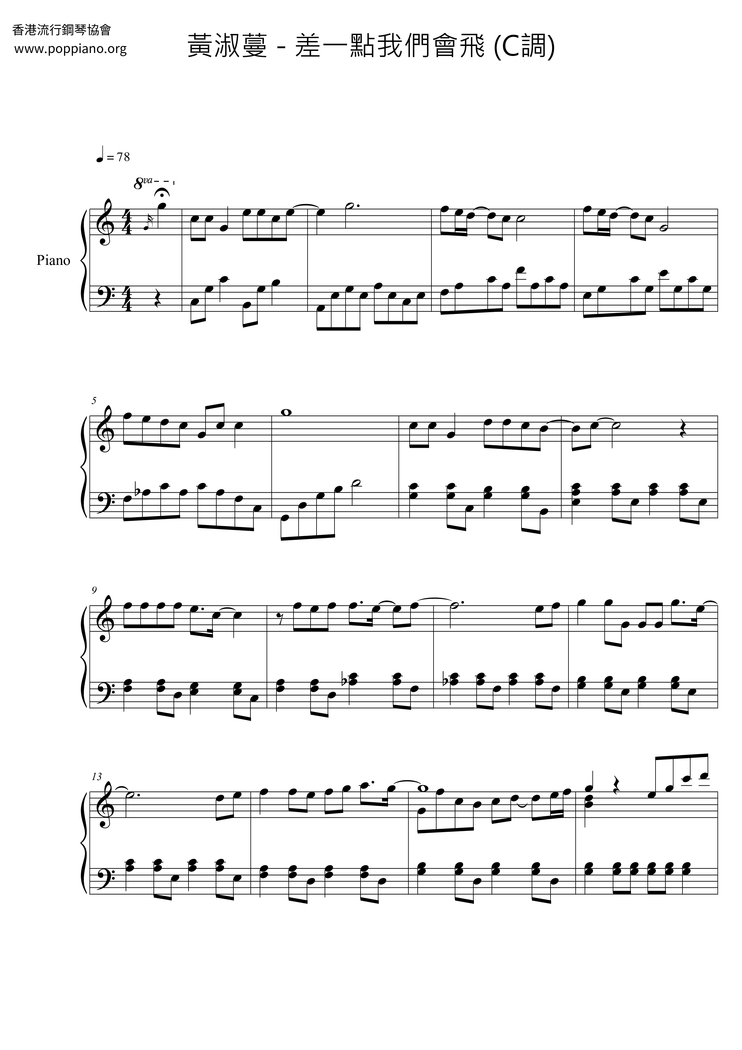 Almost We Will Fly Score