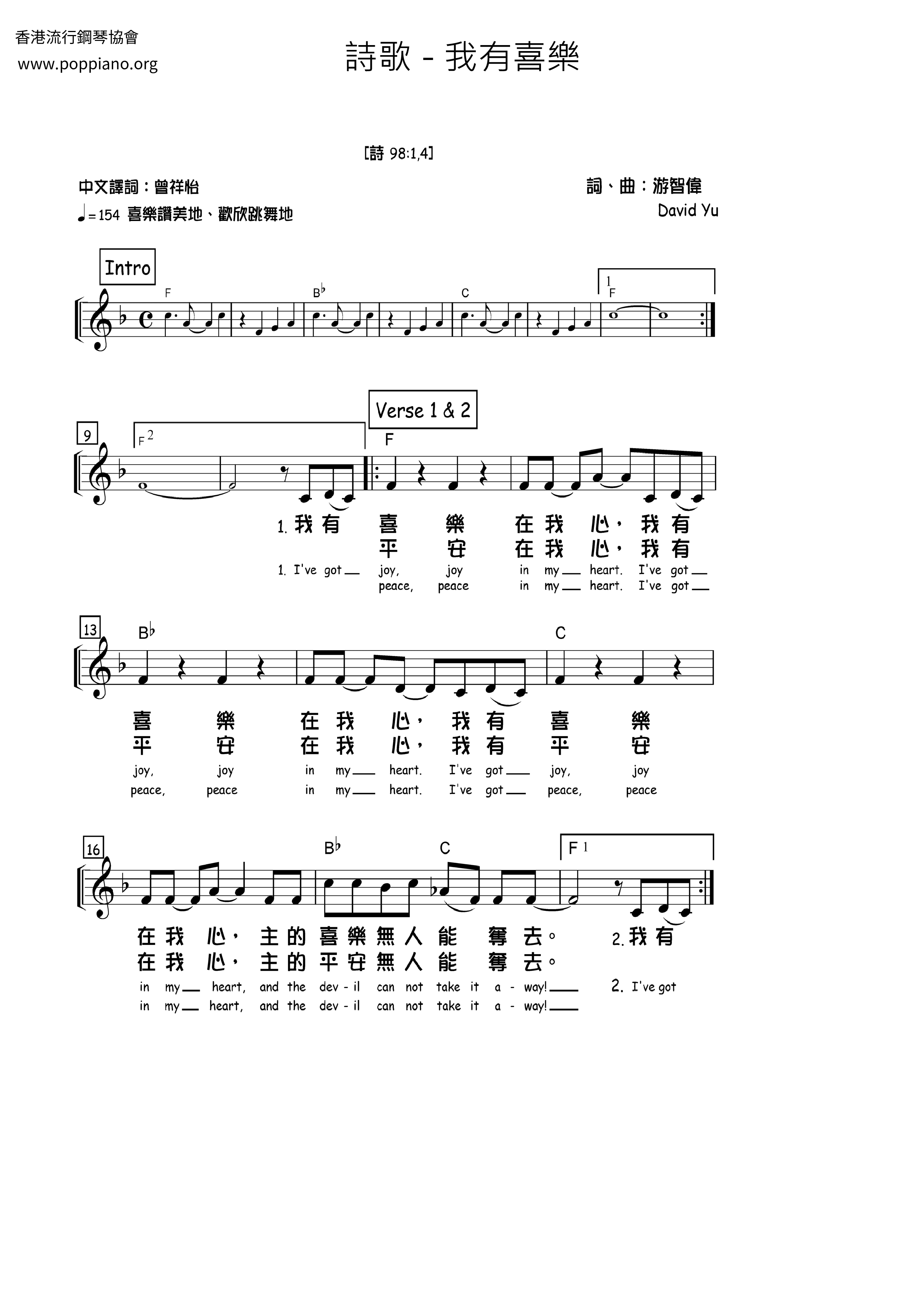 I Have Joy Score