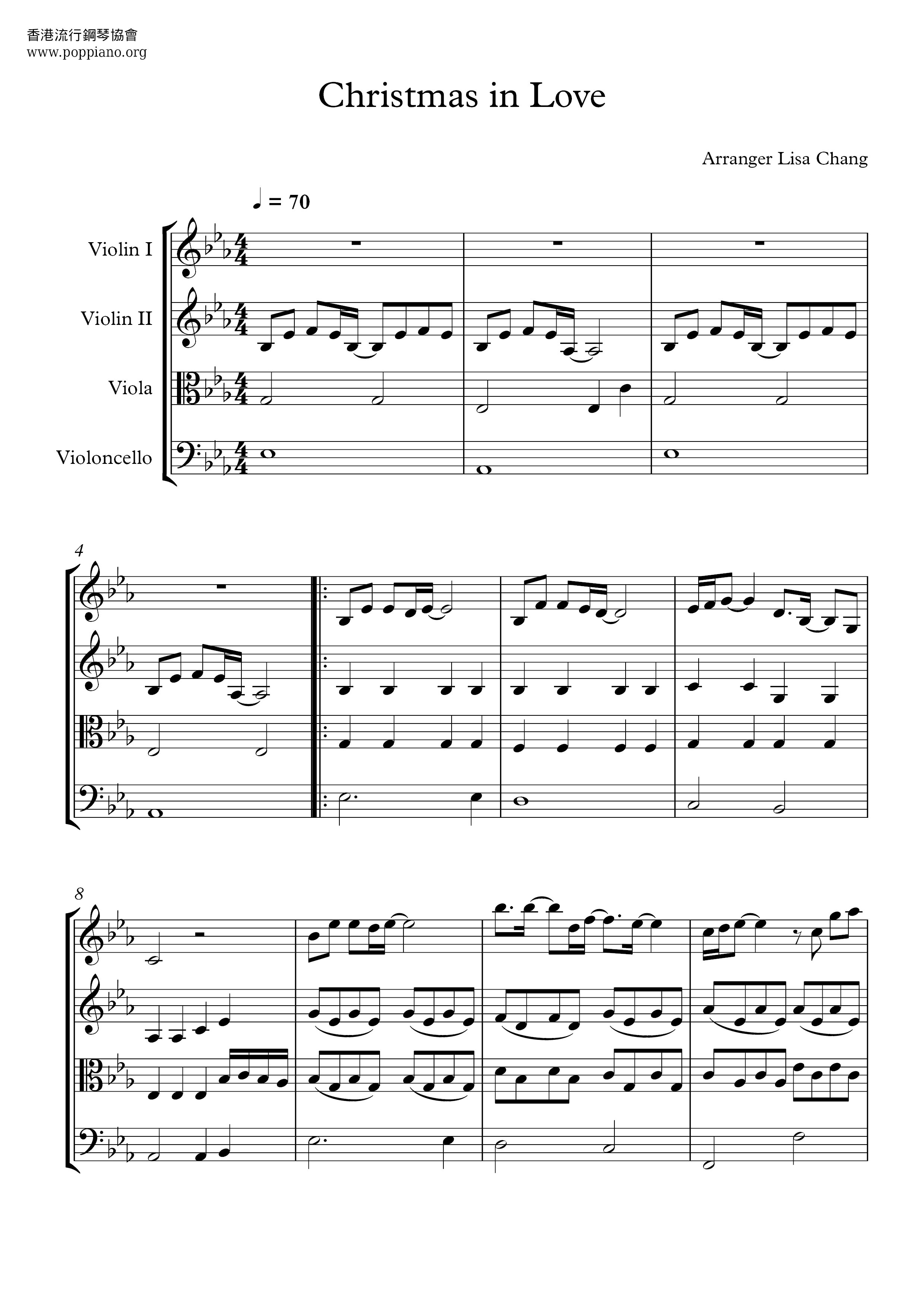 Christmas In Love Score
