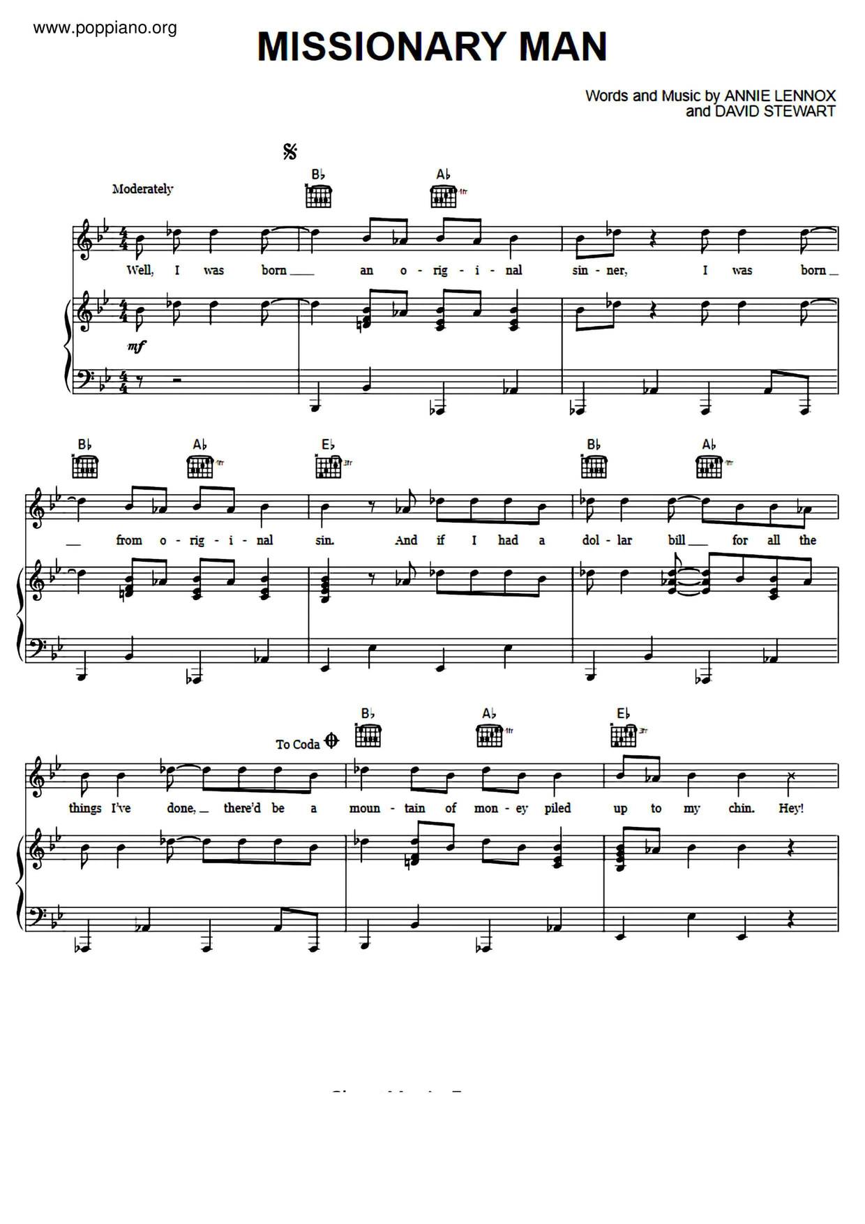 Missionary Man Score