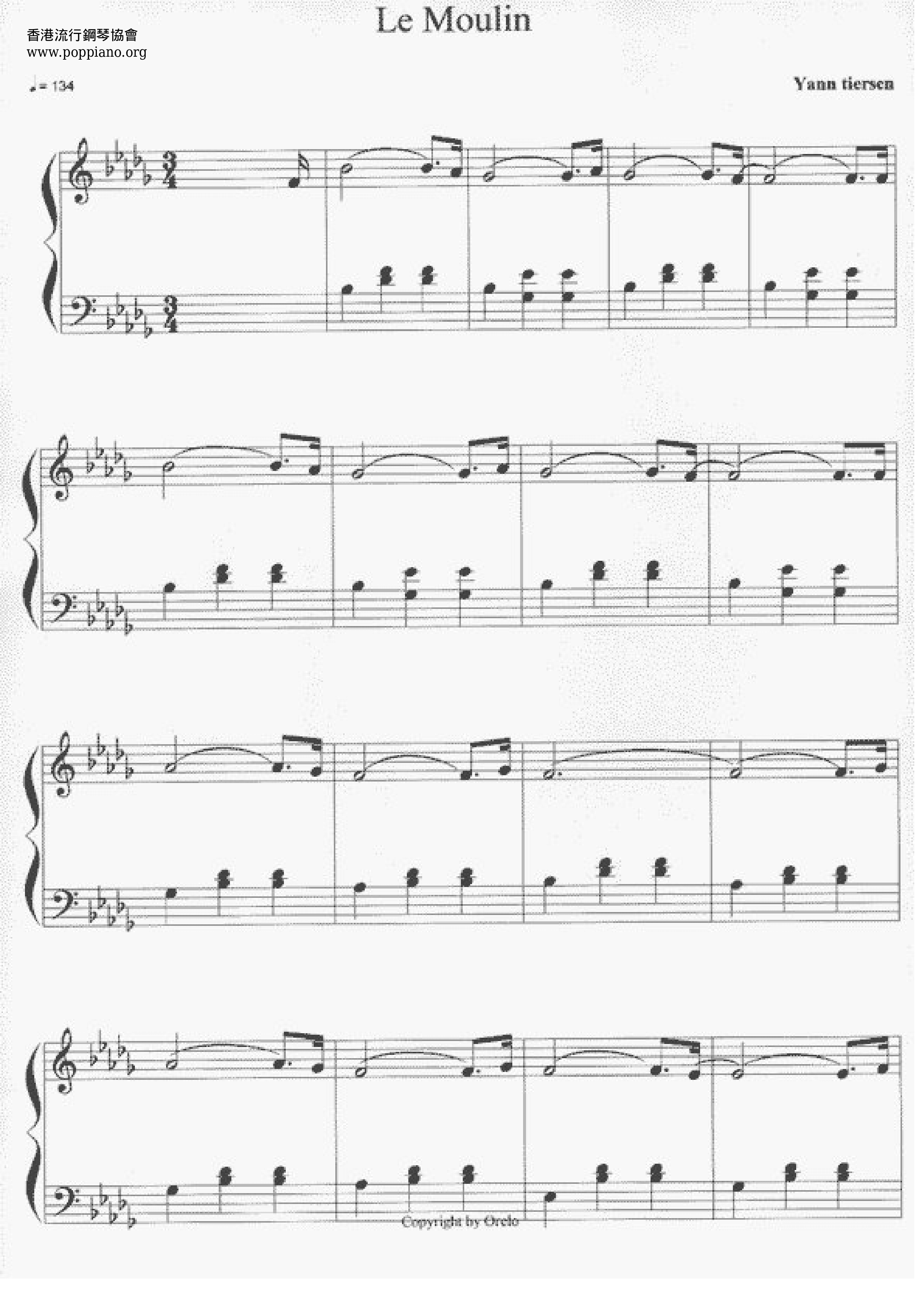 Le Moulin Score