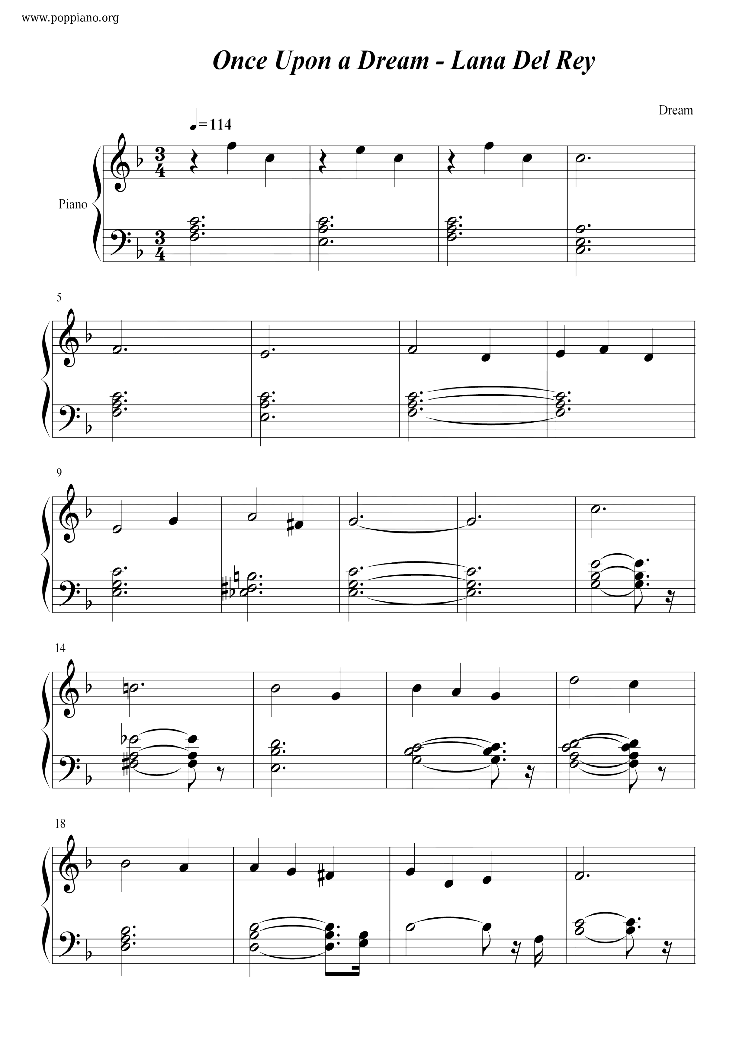 Once Upon a Dream - From 