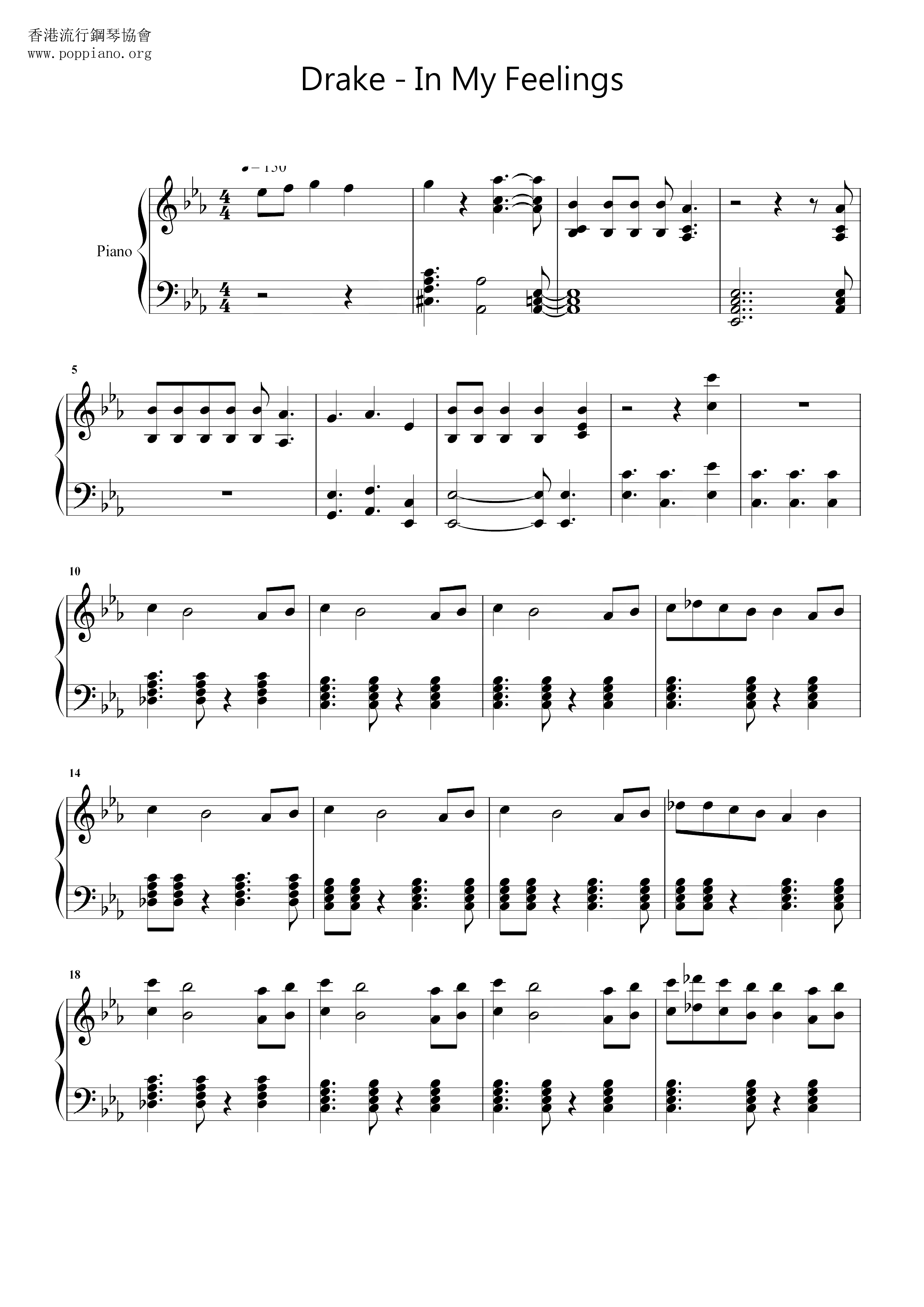 In My Feelings Score