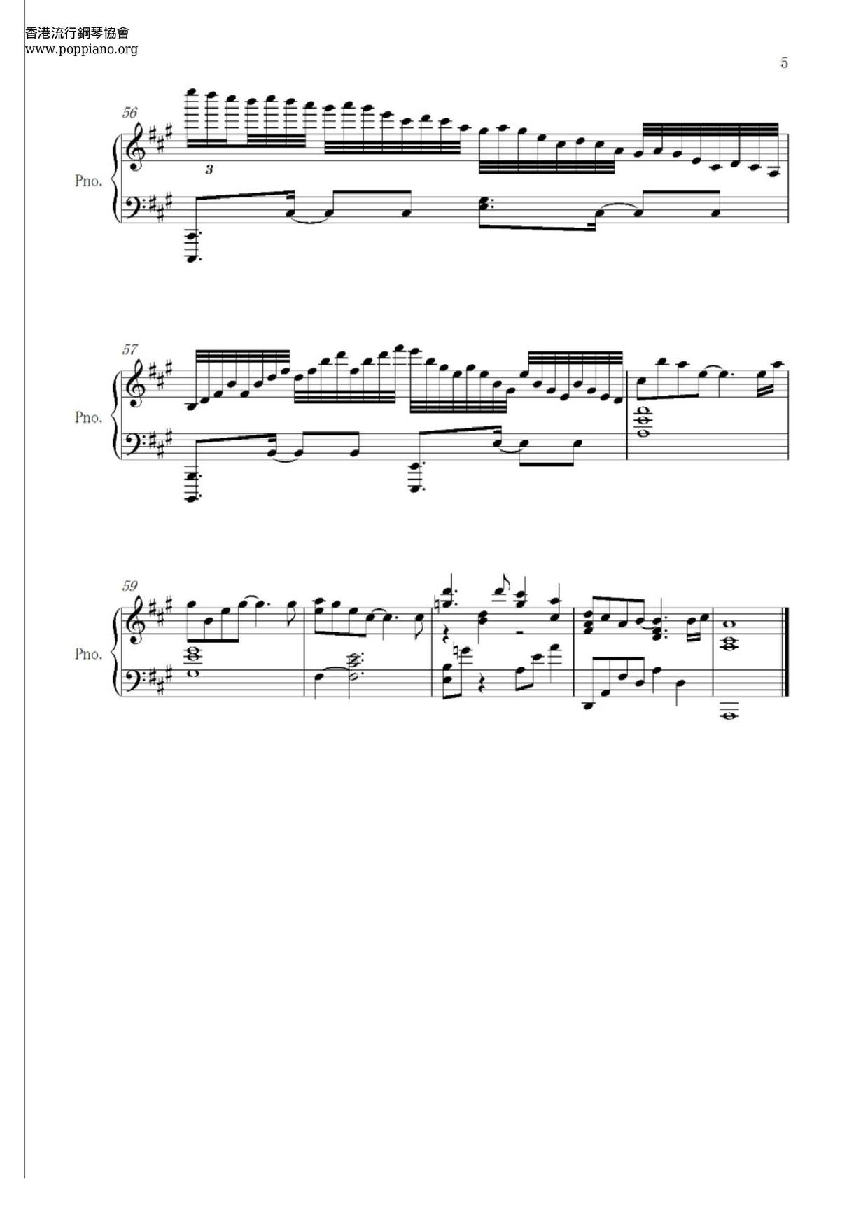 There Is Nothing In Our Hands Score