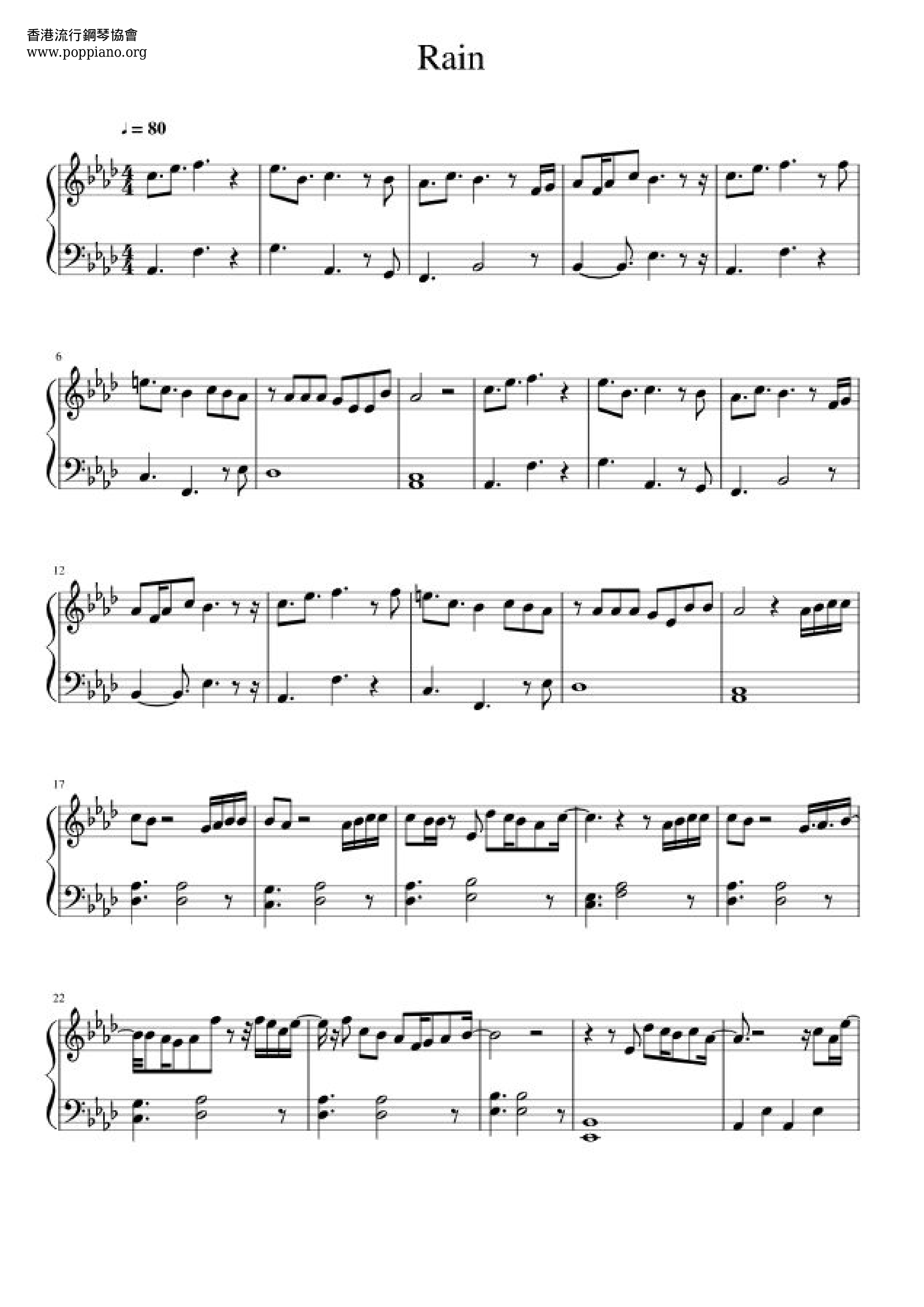 Mary And The Witch's Flower - Rain Score