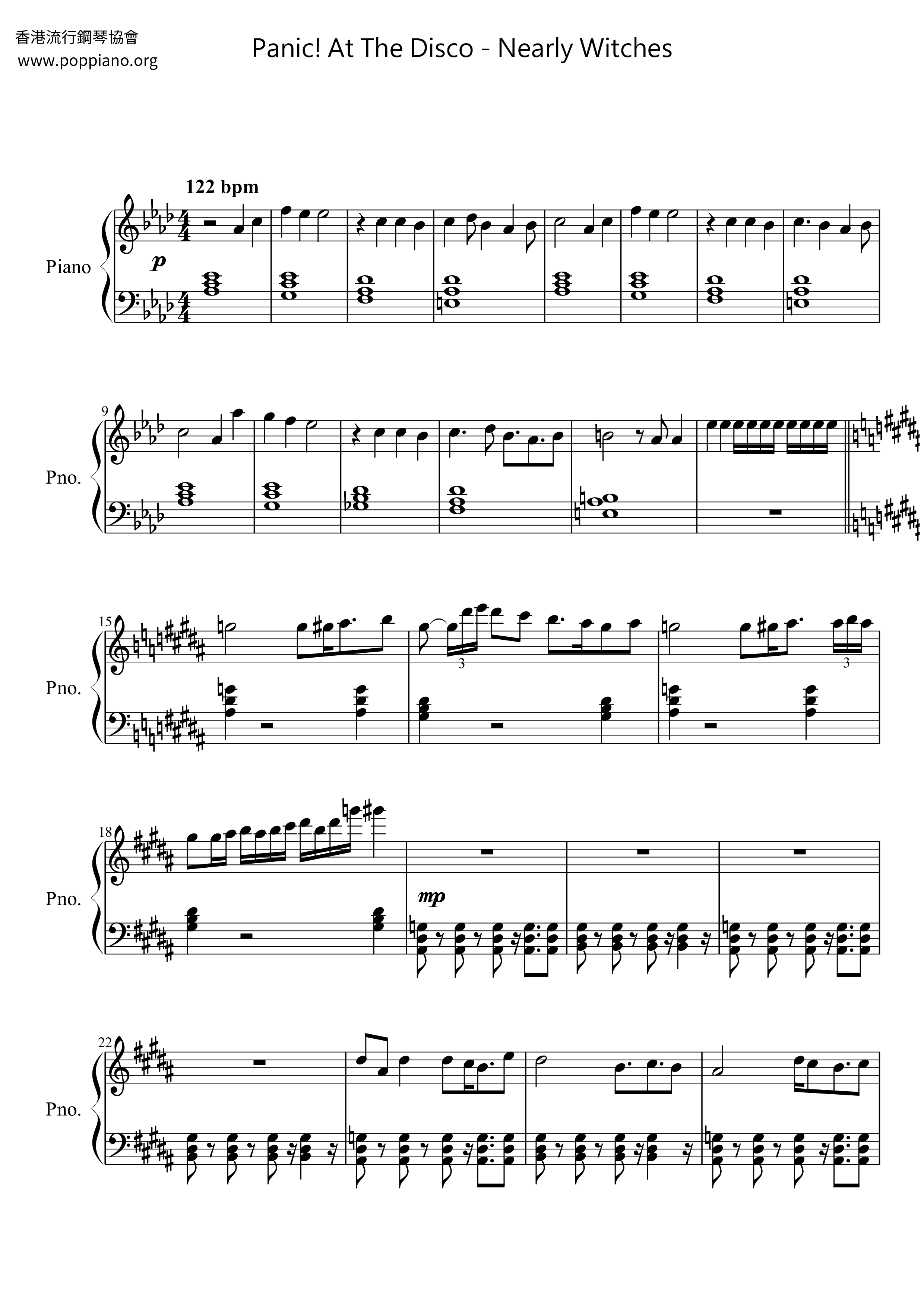 Nearly Witches Score