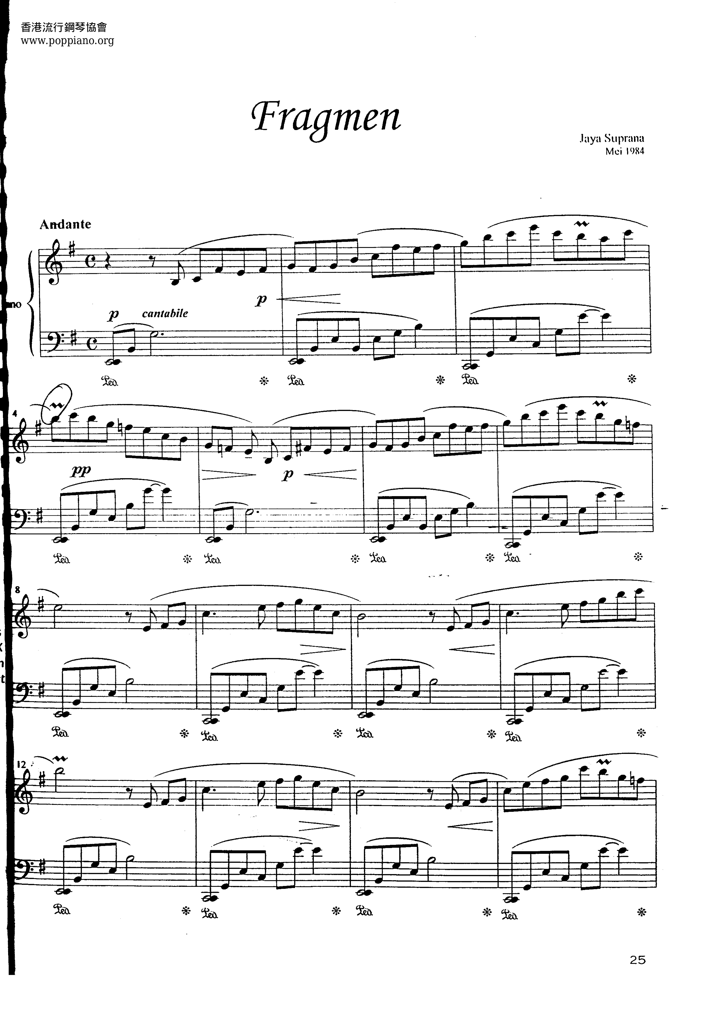 Fragmen Score