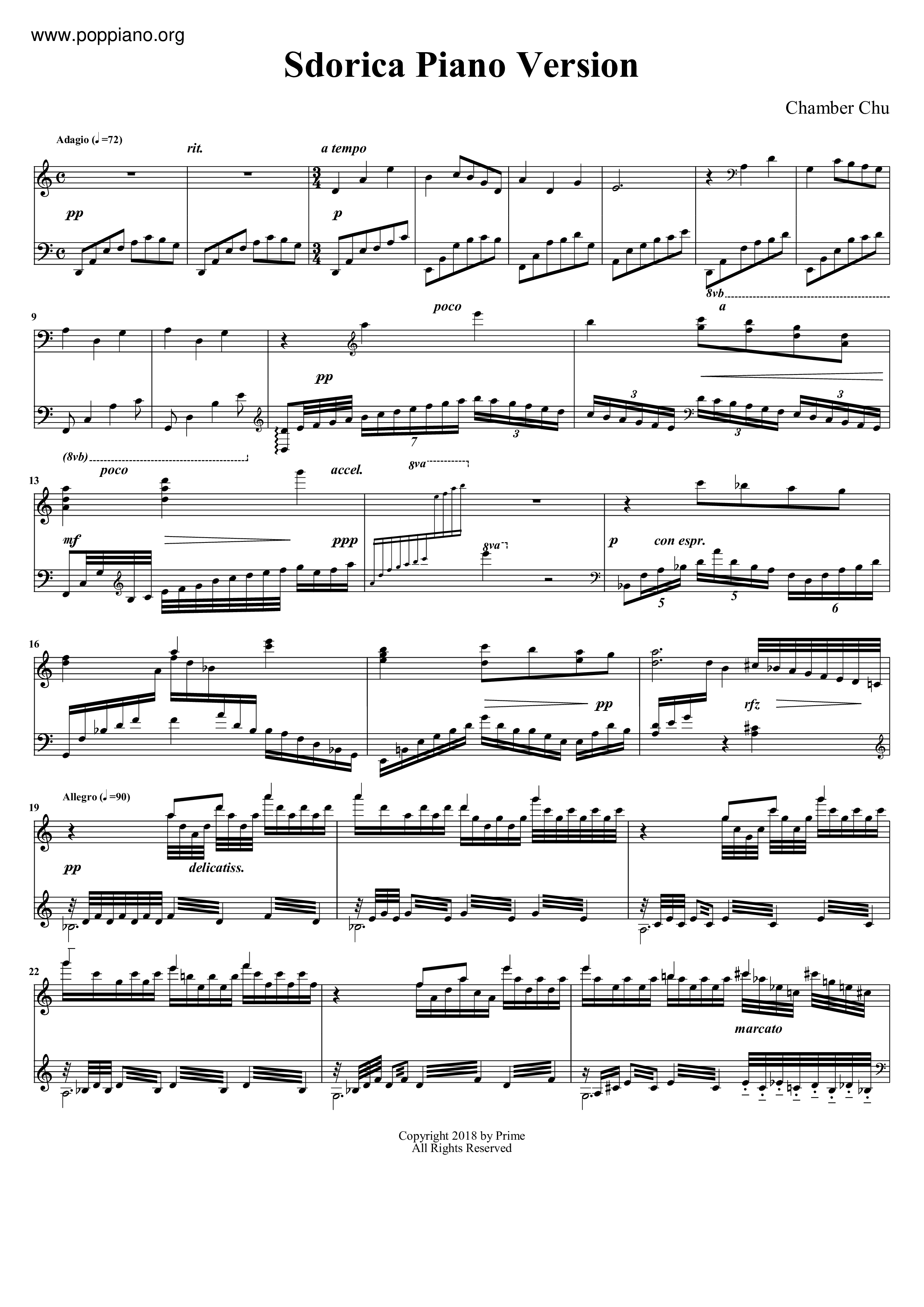 Deemo / Sdorica Score