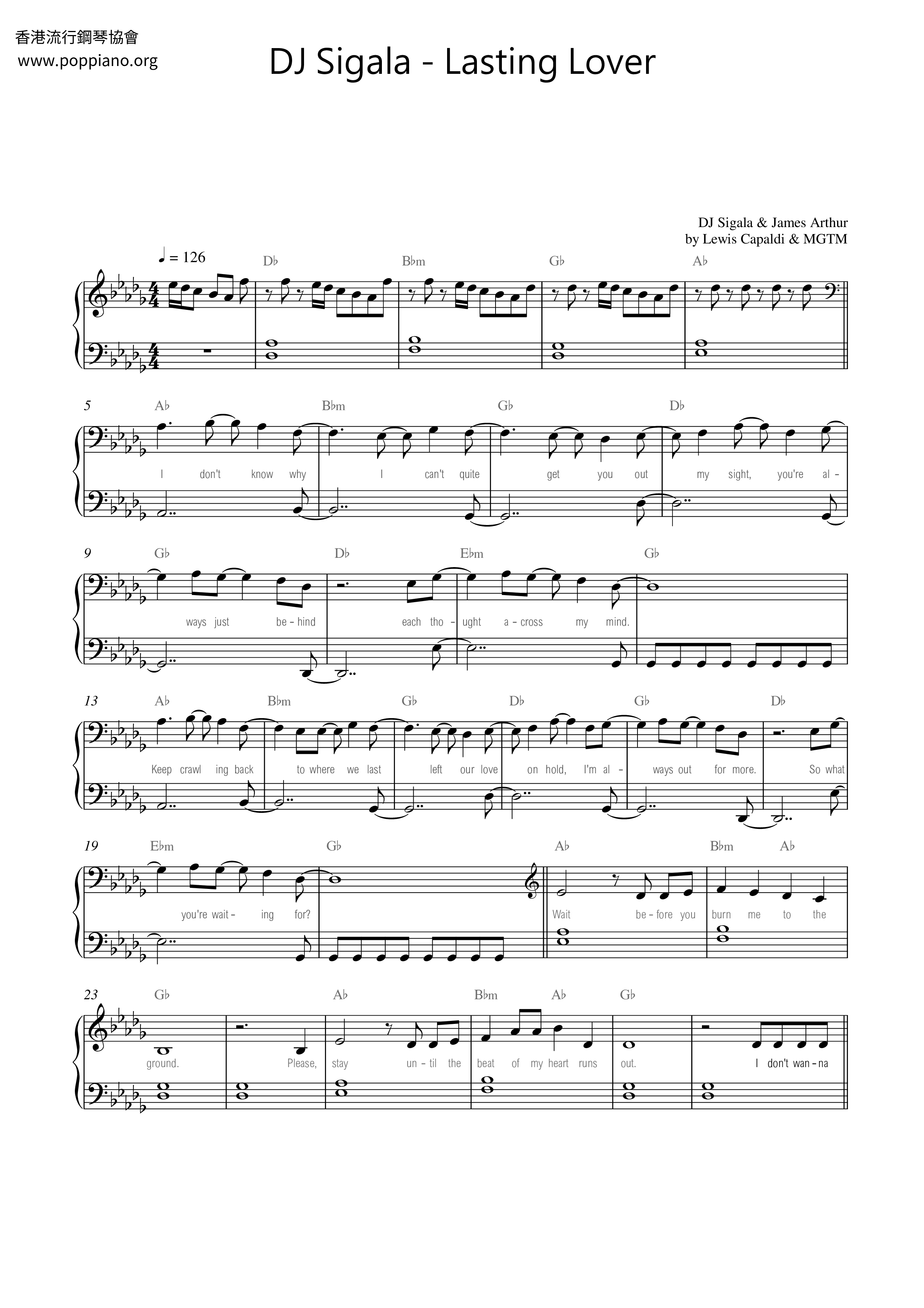 Lasting Lover Score