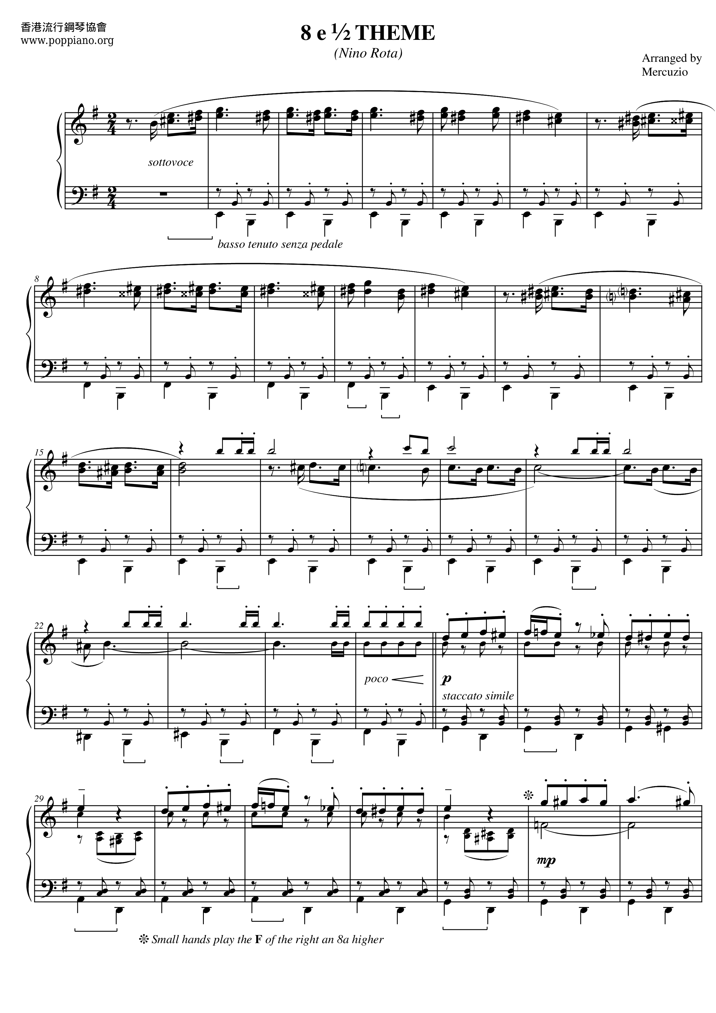 8 E ½ Theme Score